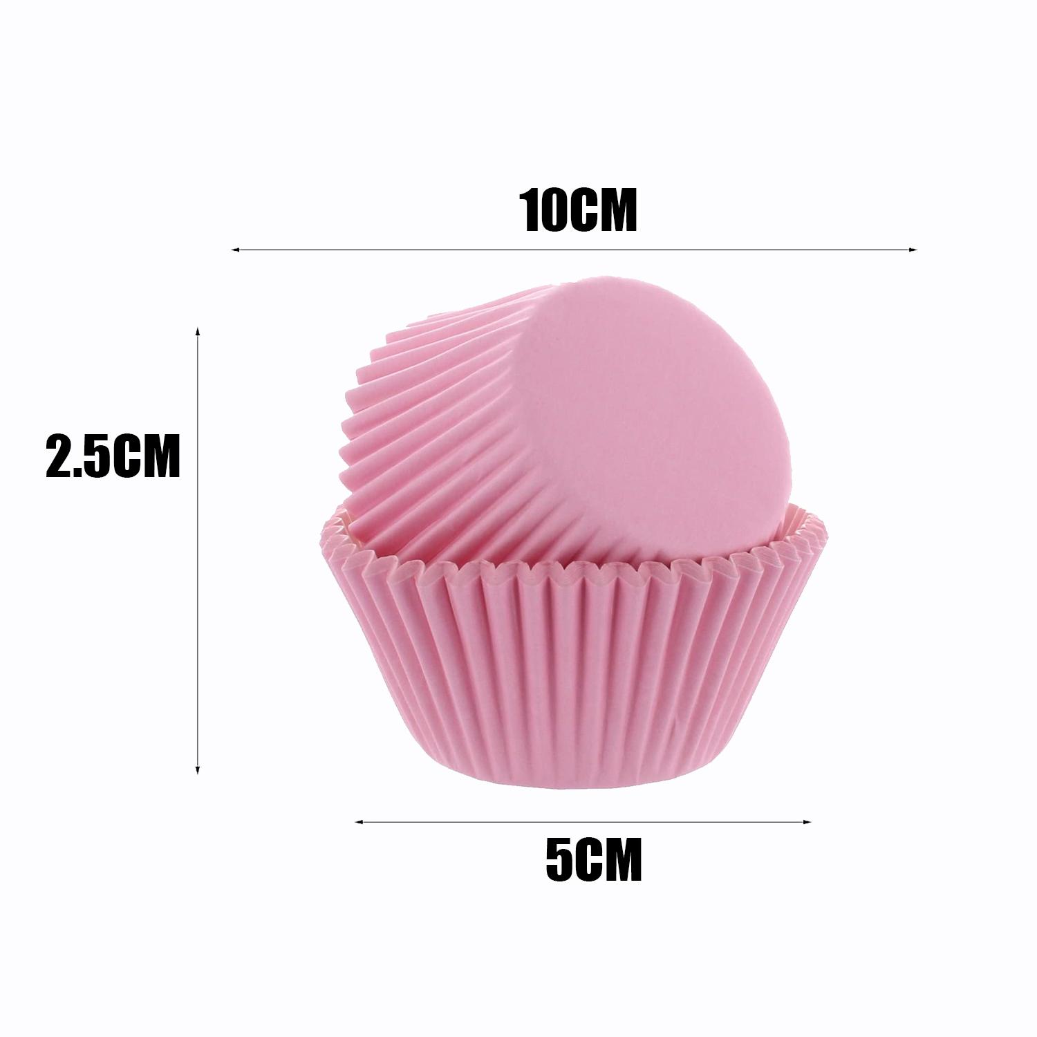 100PCS 10CM COLORFUL CUPCAKES