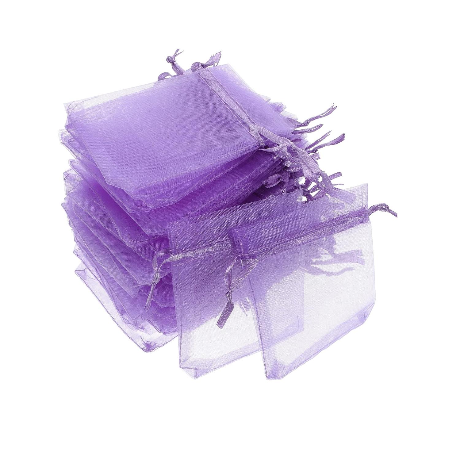 11 X 8CM ORGANZA BAGS CLOTH LILAC