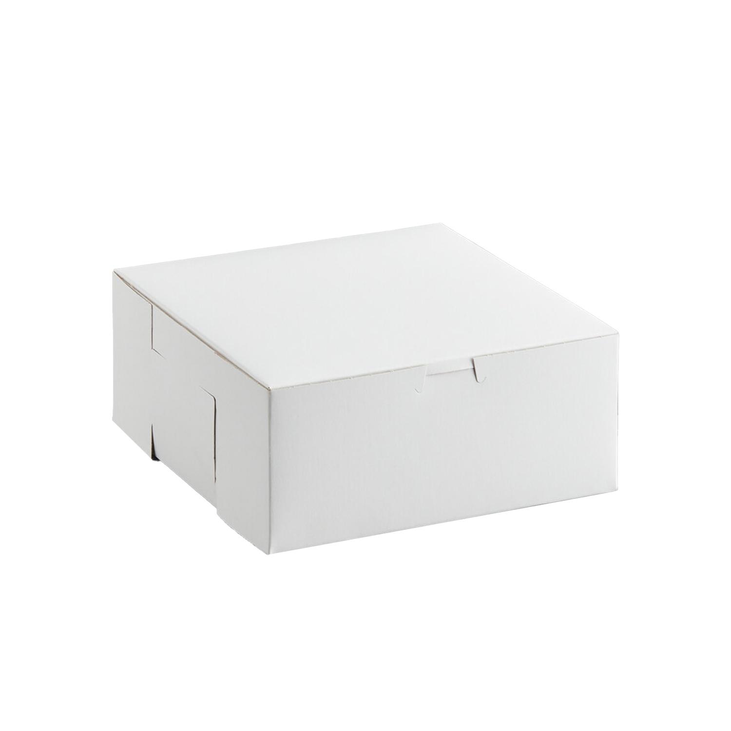 12'' X 12'' X 4'' WHITE Bento Cake Box