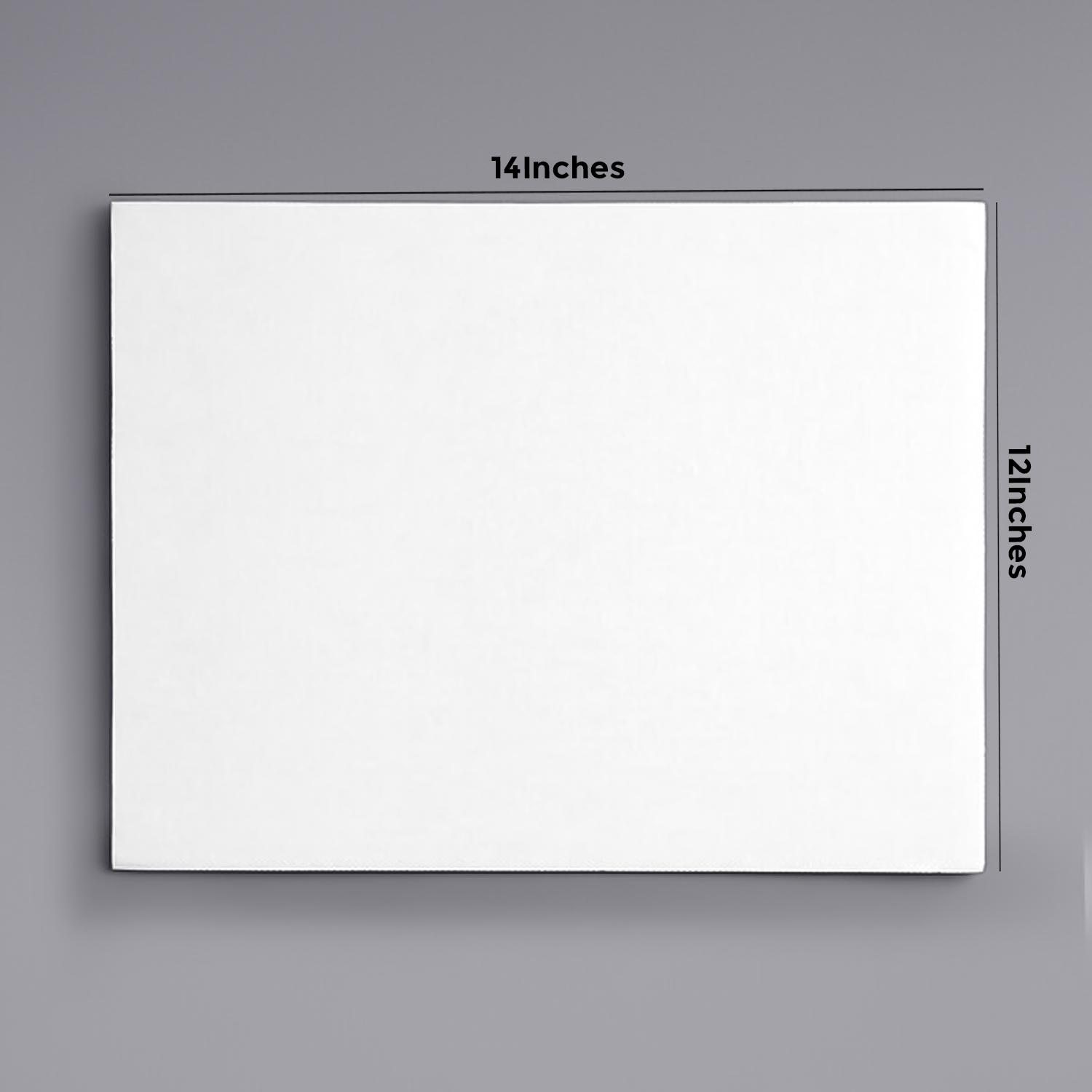 12'' X 14'' RECTANGLE WHITE DOUBLE BOARD