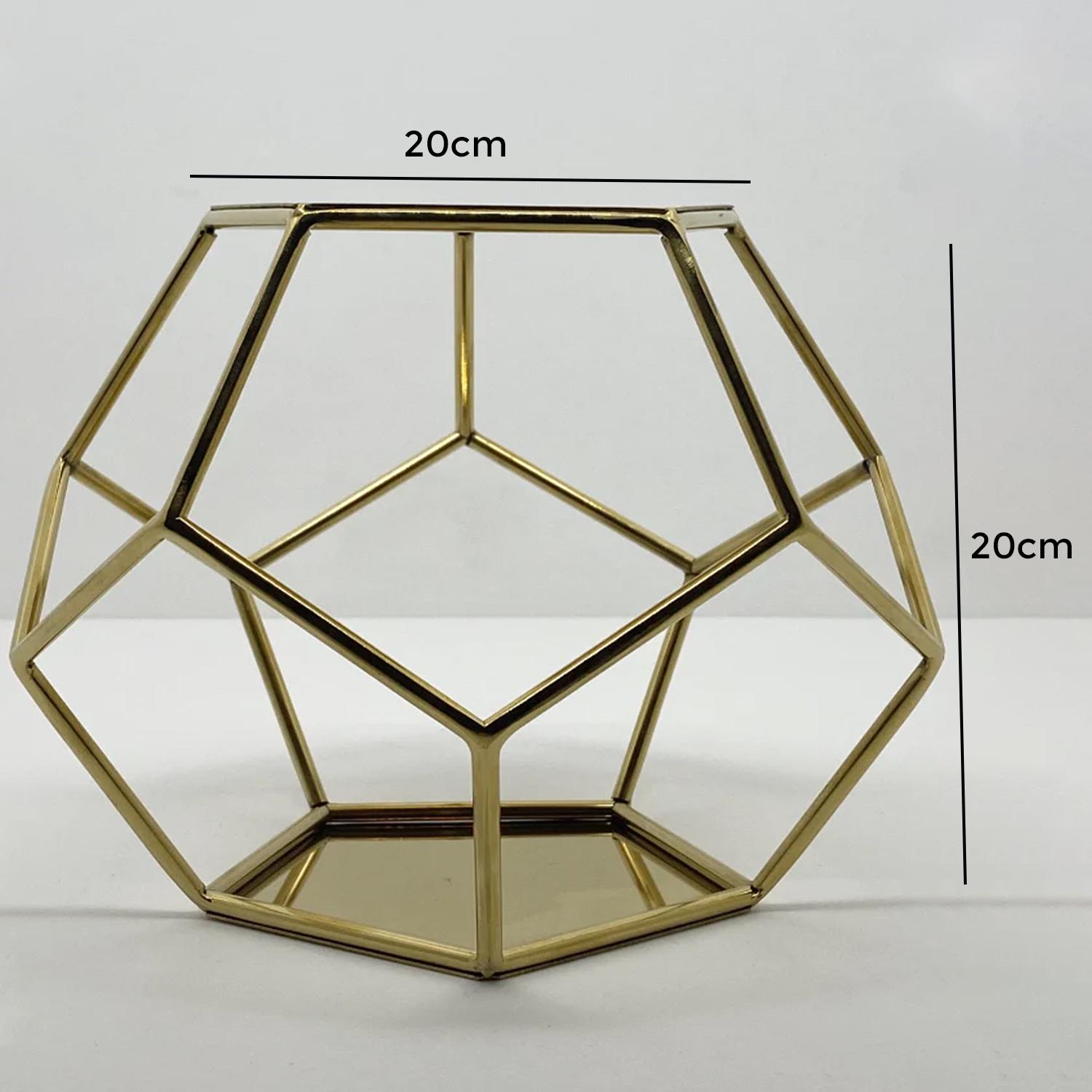 19CM x 16CM GEOMETRIC PENTAGON TIER SEPARATOR