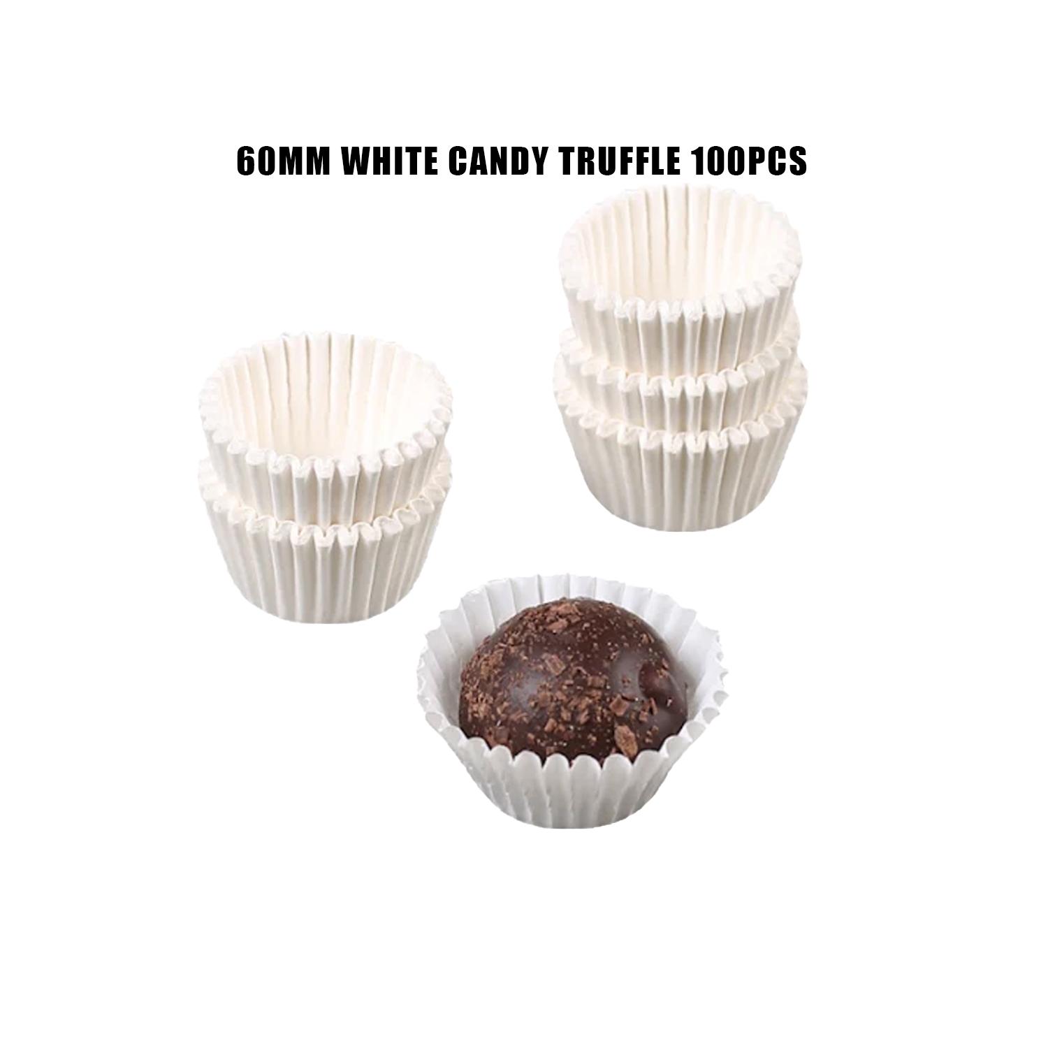 60MM WHITE CANDY TRUFFLE 100PCS