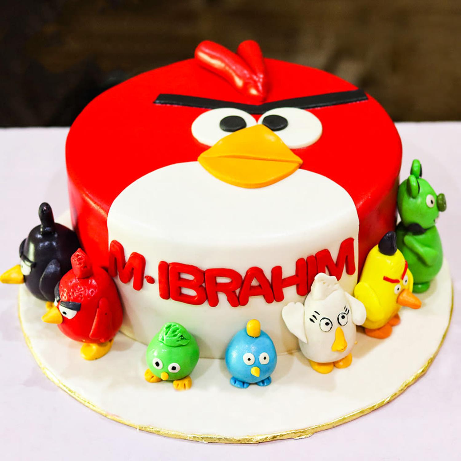 ANGRY BIRD CAKE TOPPERS