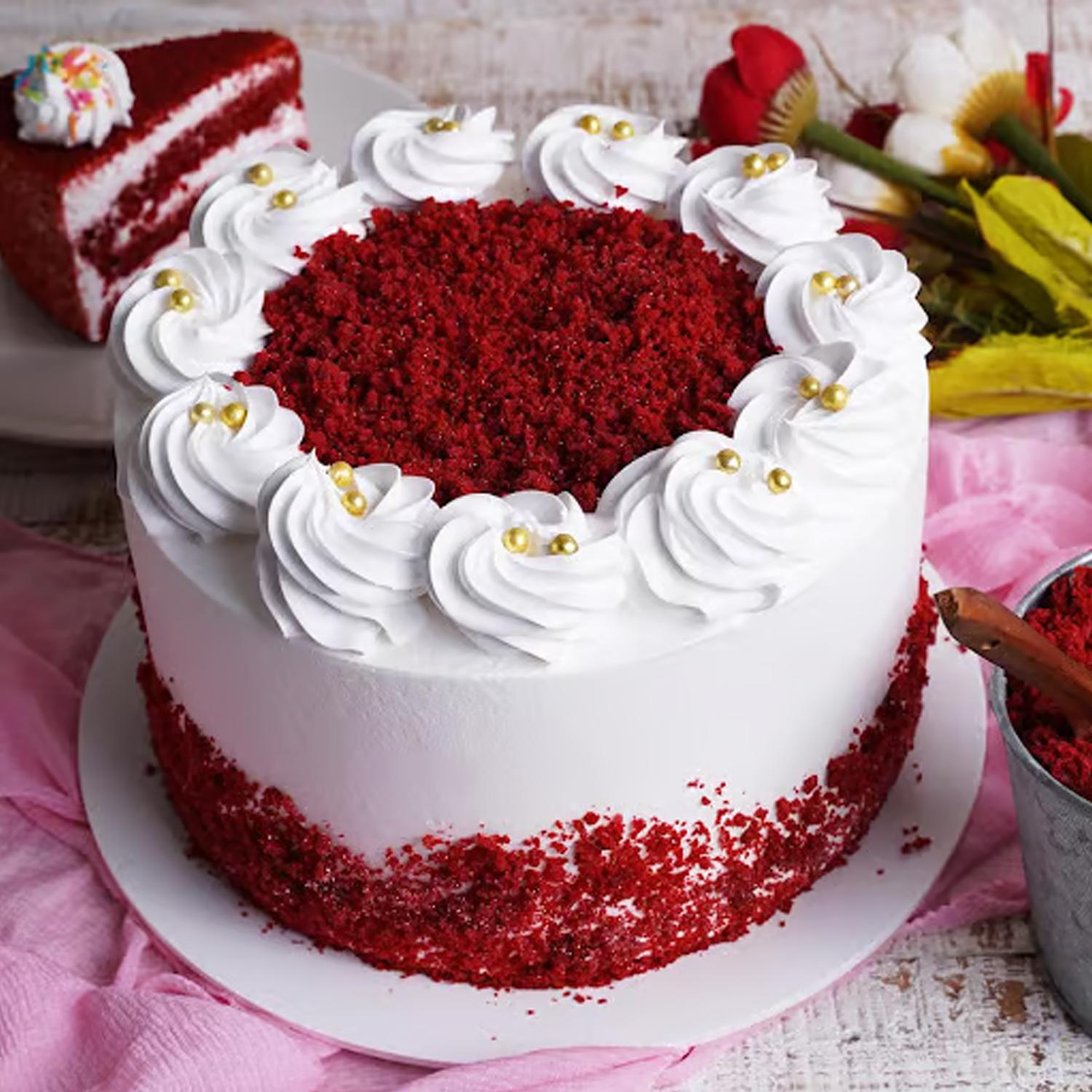 BAKEKING RED VELVET SPONGE CAKE 500GMS