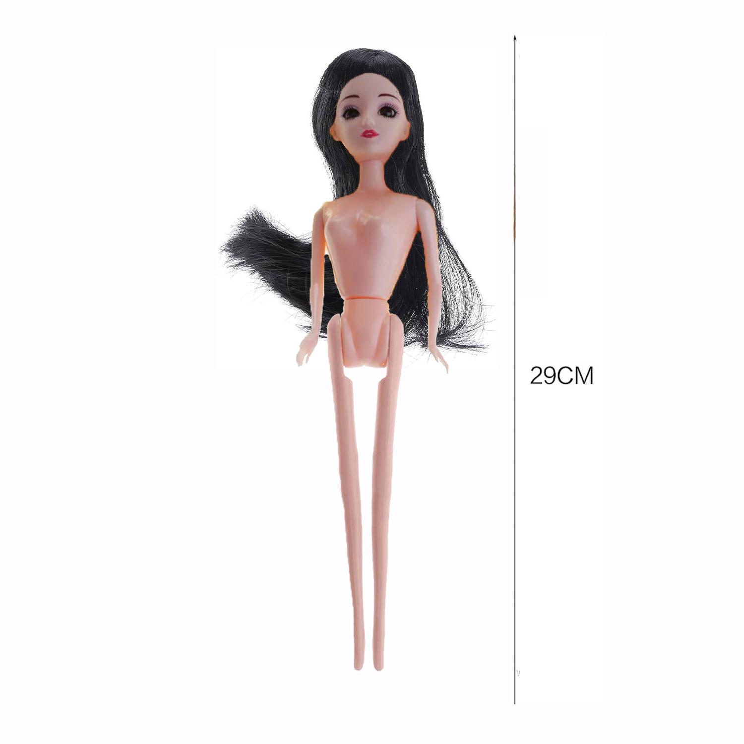 BARBIE DOLL WHOLE WITH BLACK HAIR