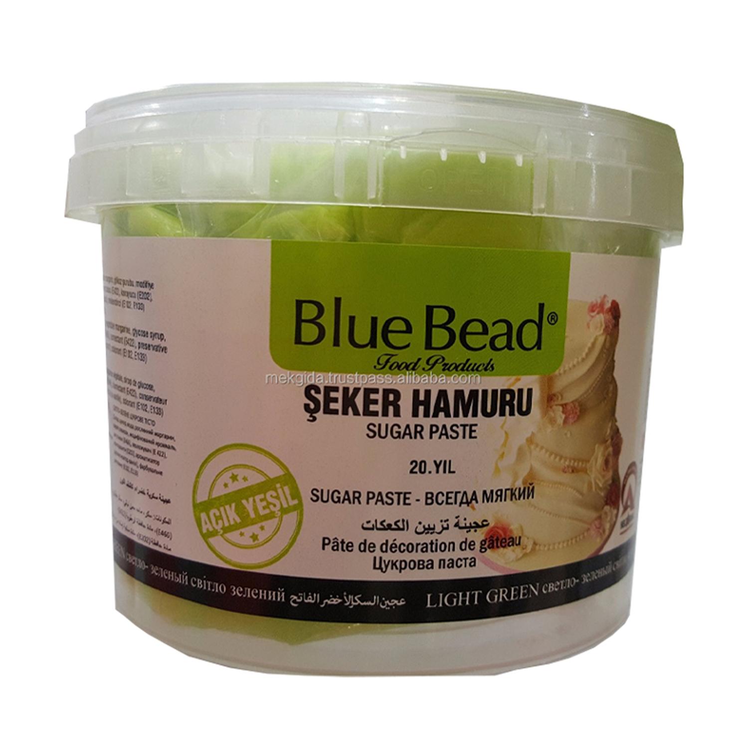 BLUEBEAD LIGHT GREEN FONDANT 200GMS