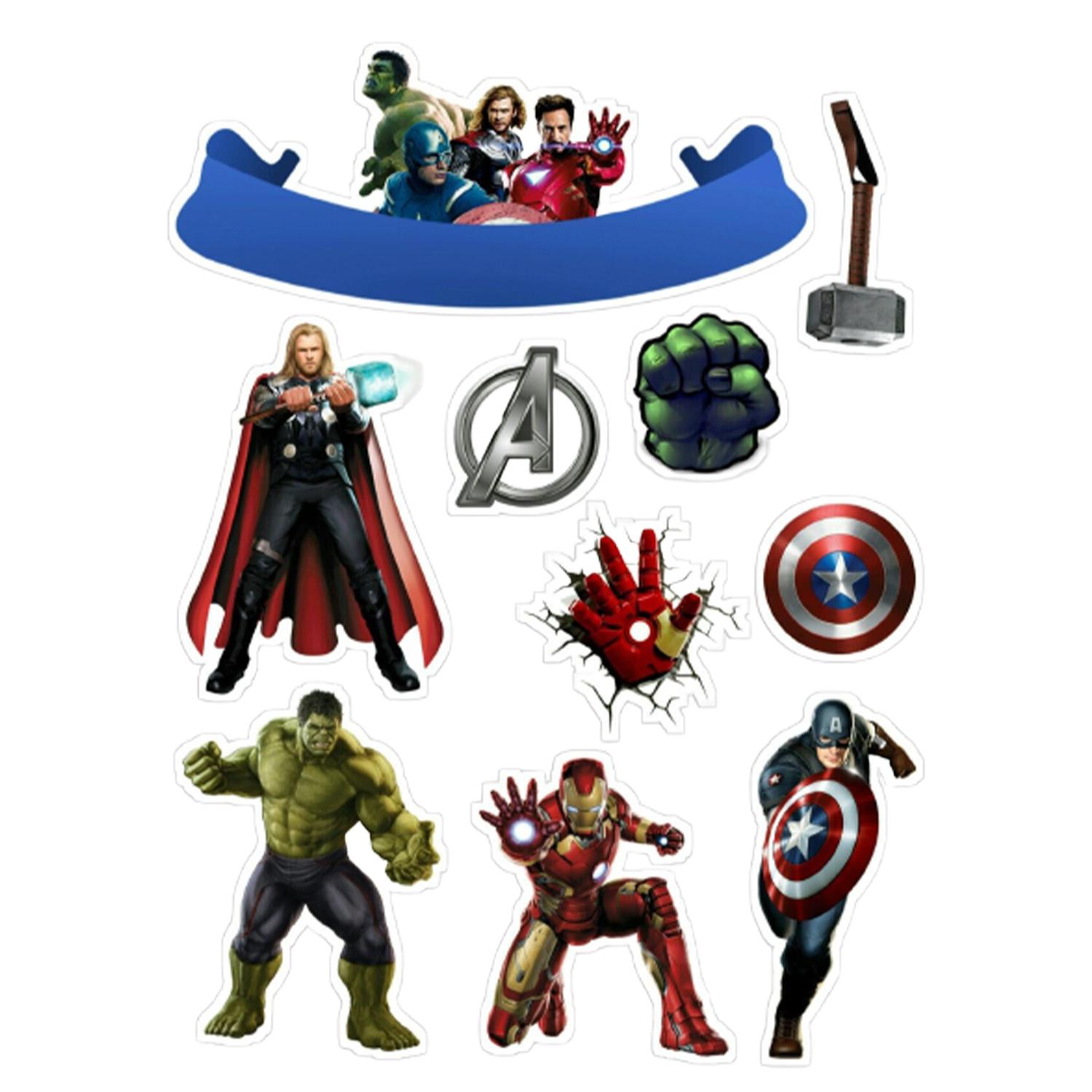 CARDSTOCK PAPER TOPPER A5 AVENGERS