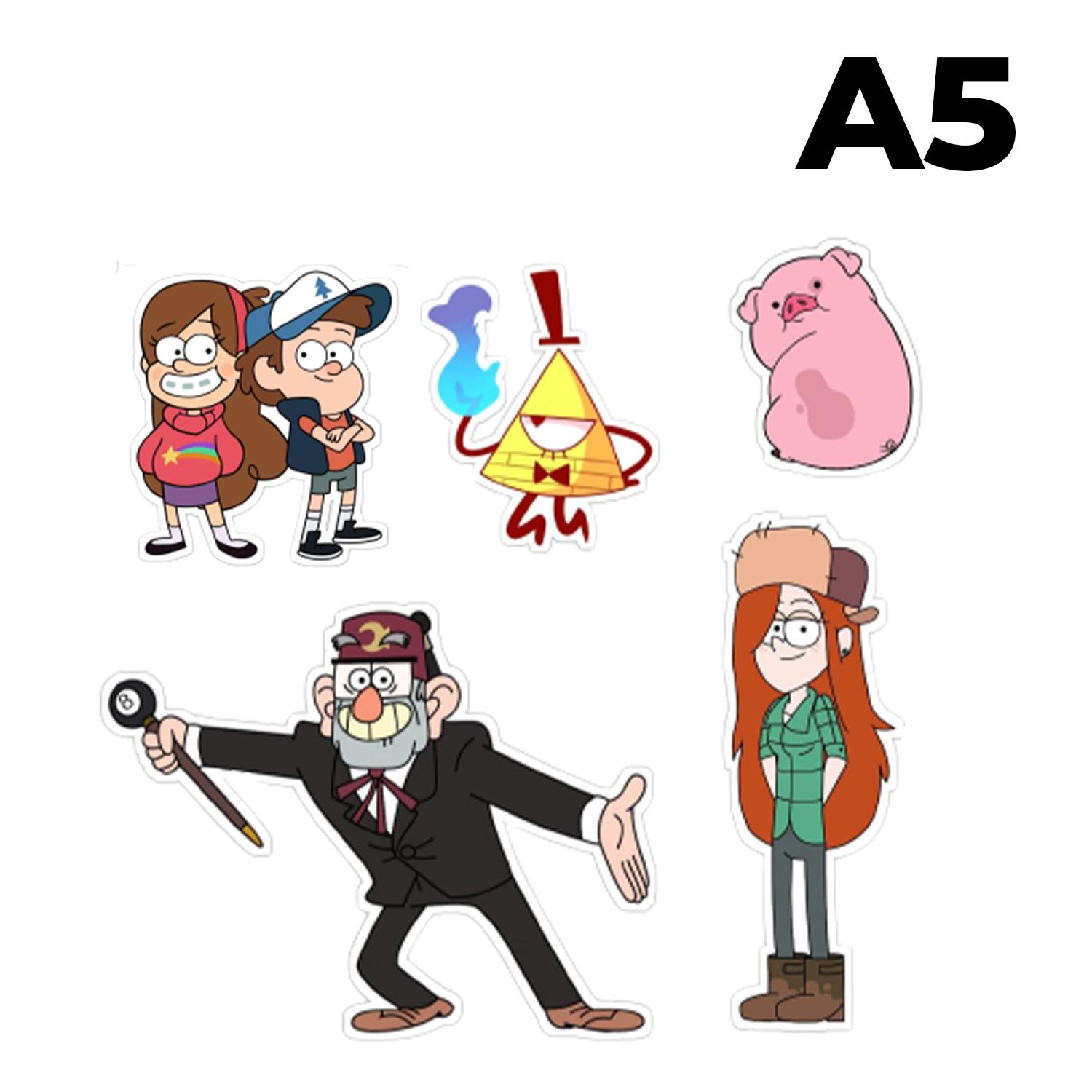 CARDSTOCK PAPER TOPPER A5 GRAVITY FALLS