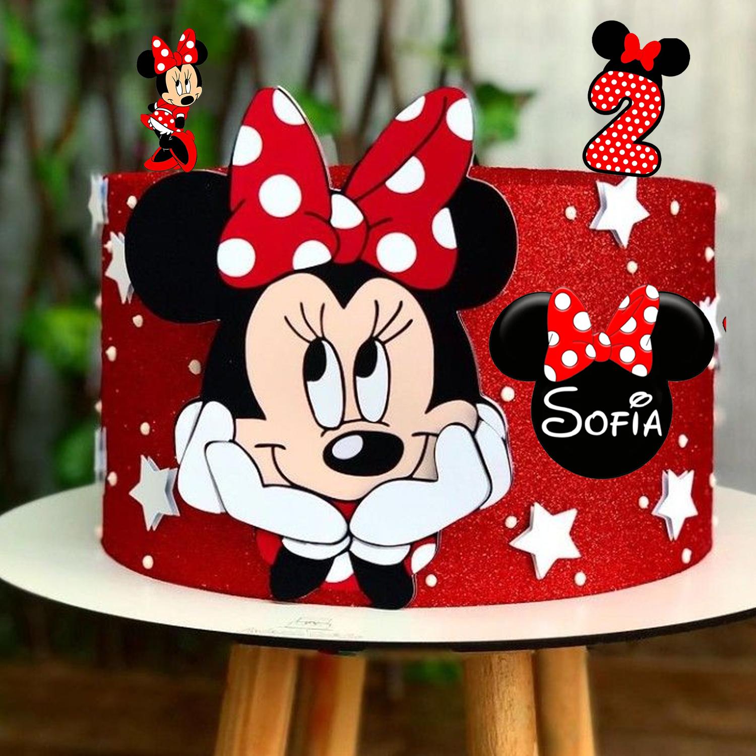 CARDSTOCK PAPER TOPPER A5 MINNIE MOUSE