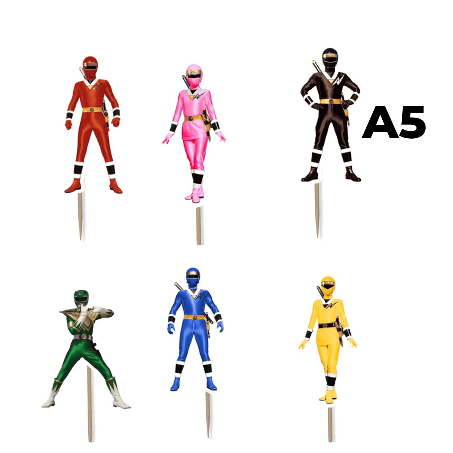 CARDSTOCK PAPER TOPPER A5 POWER RANGERS