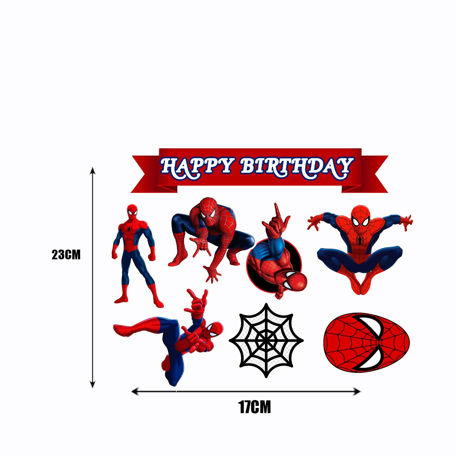 CARDSTOCK PAPER TOPPER A5 SPIDERMAN