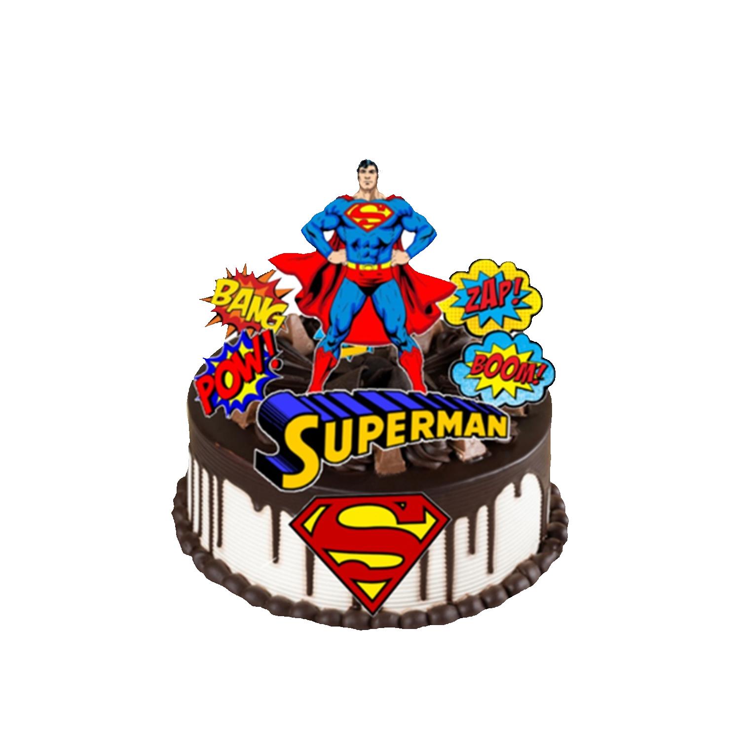 CARDSTOCK PAPER TOPPER A5 SUPERMAN