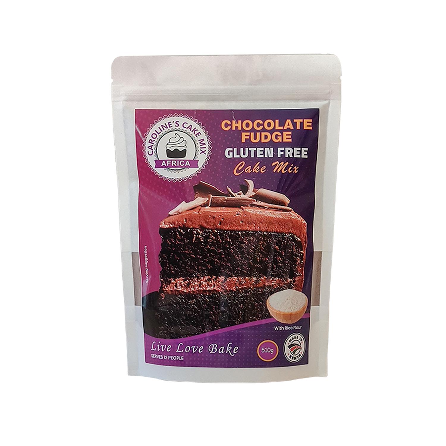 CAROLINES GLUTEN FREE CHOCO FUDGE CAKE MIX 510GMS