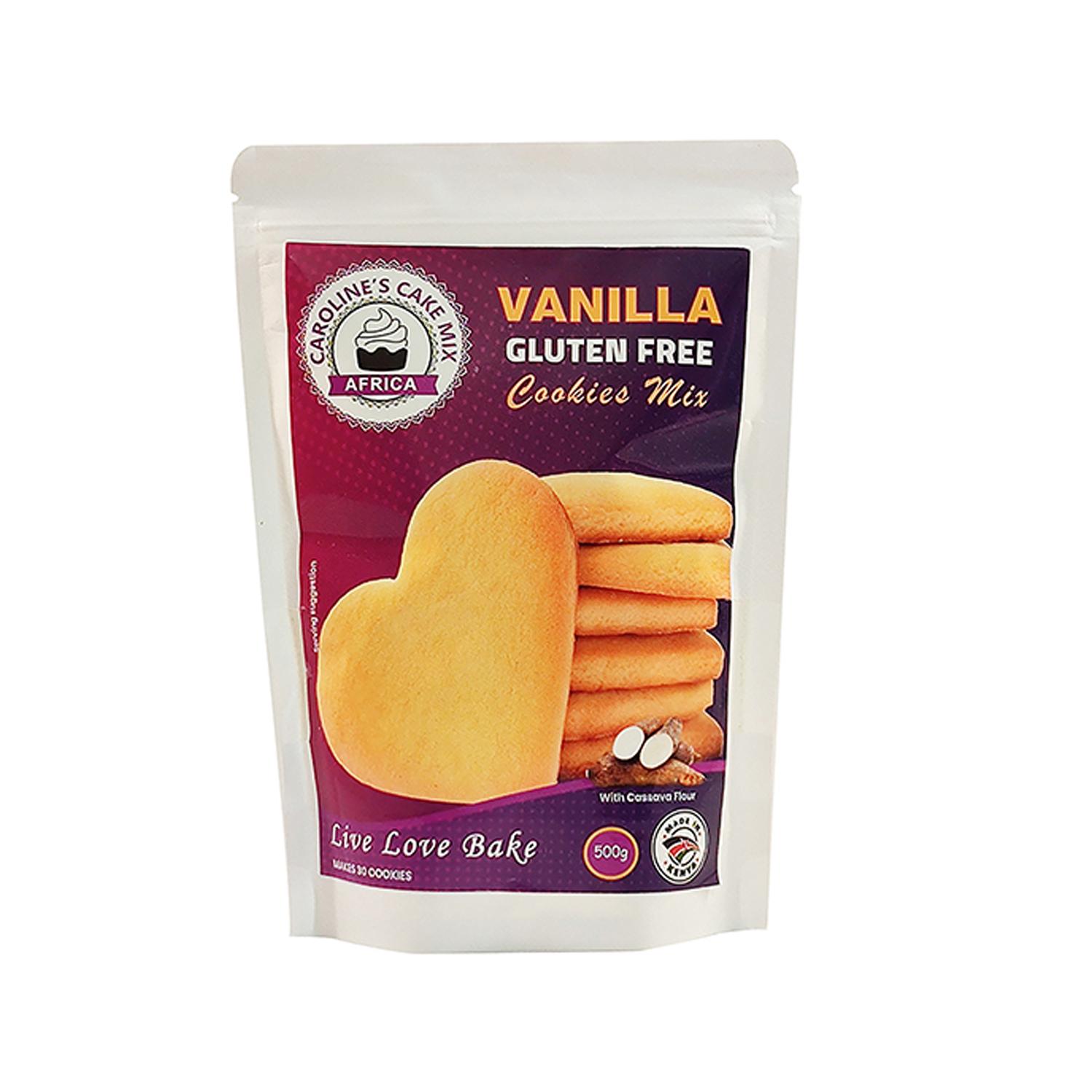 CAROLINES GLUTEN FREE VANILLA COOKIES MIX 500GMS