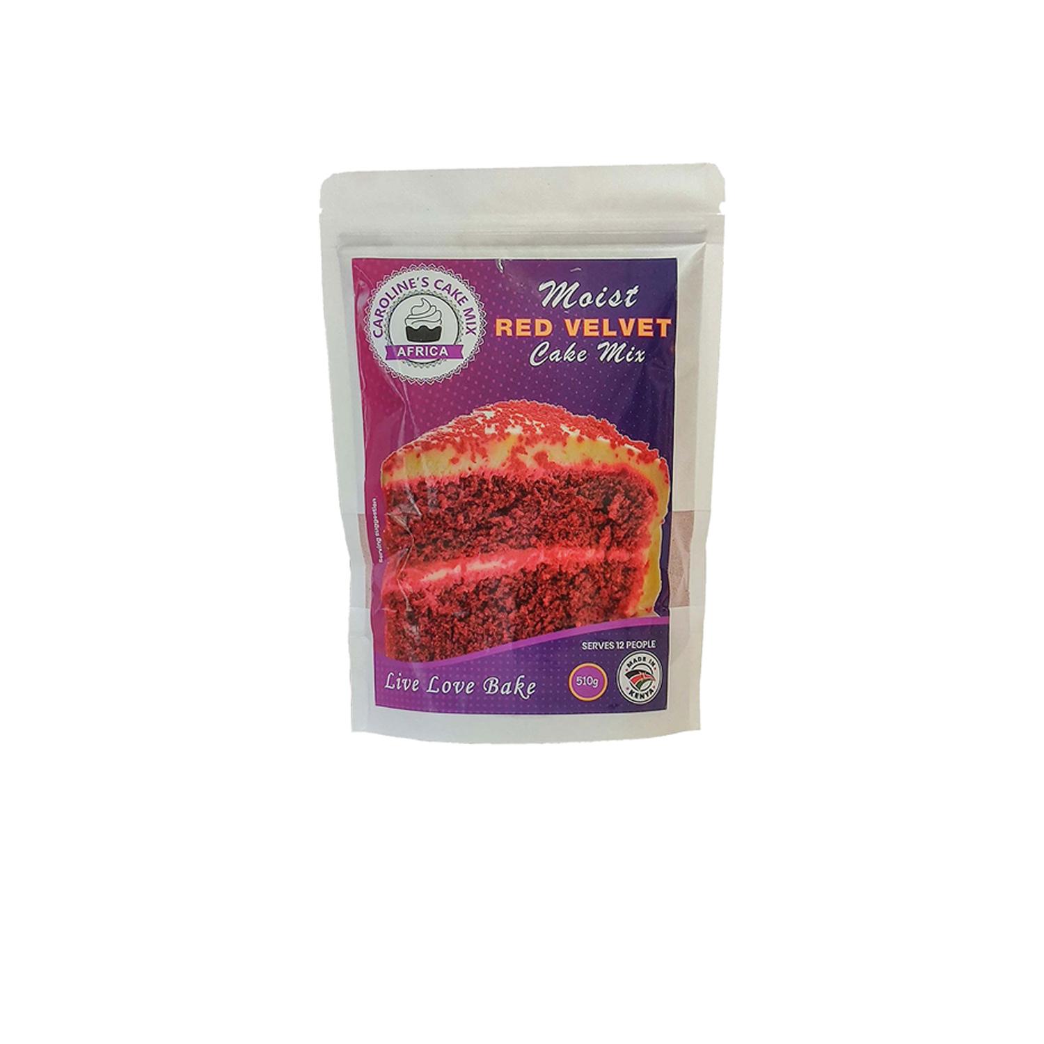 CAROLINES MOIST GLUTEN FREE RED VELVET 510GMS