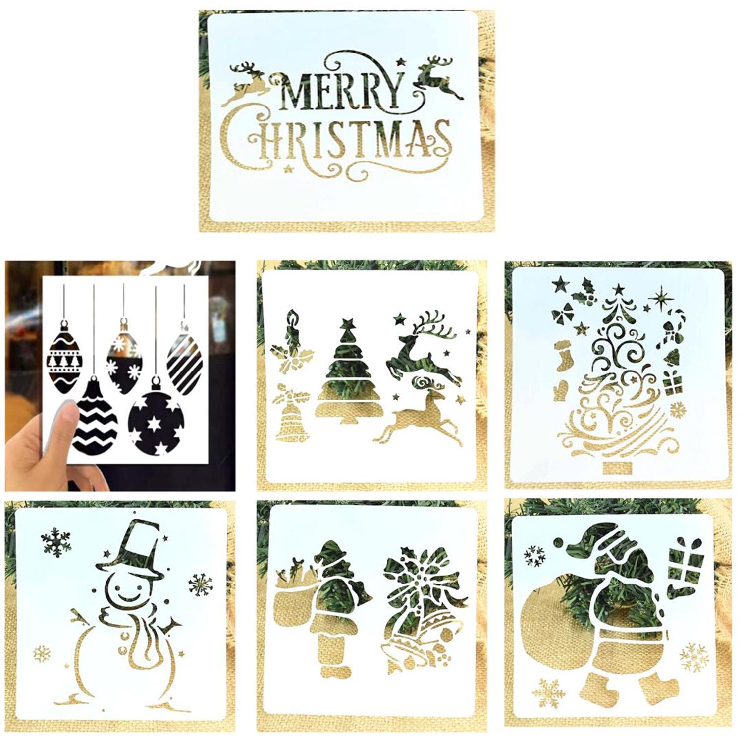 CHRISTMAS CAKE STENCIL SET