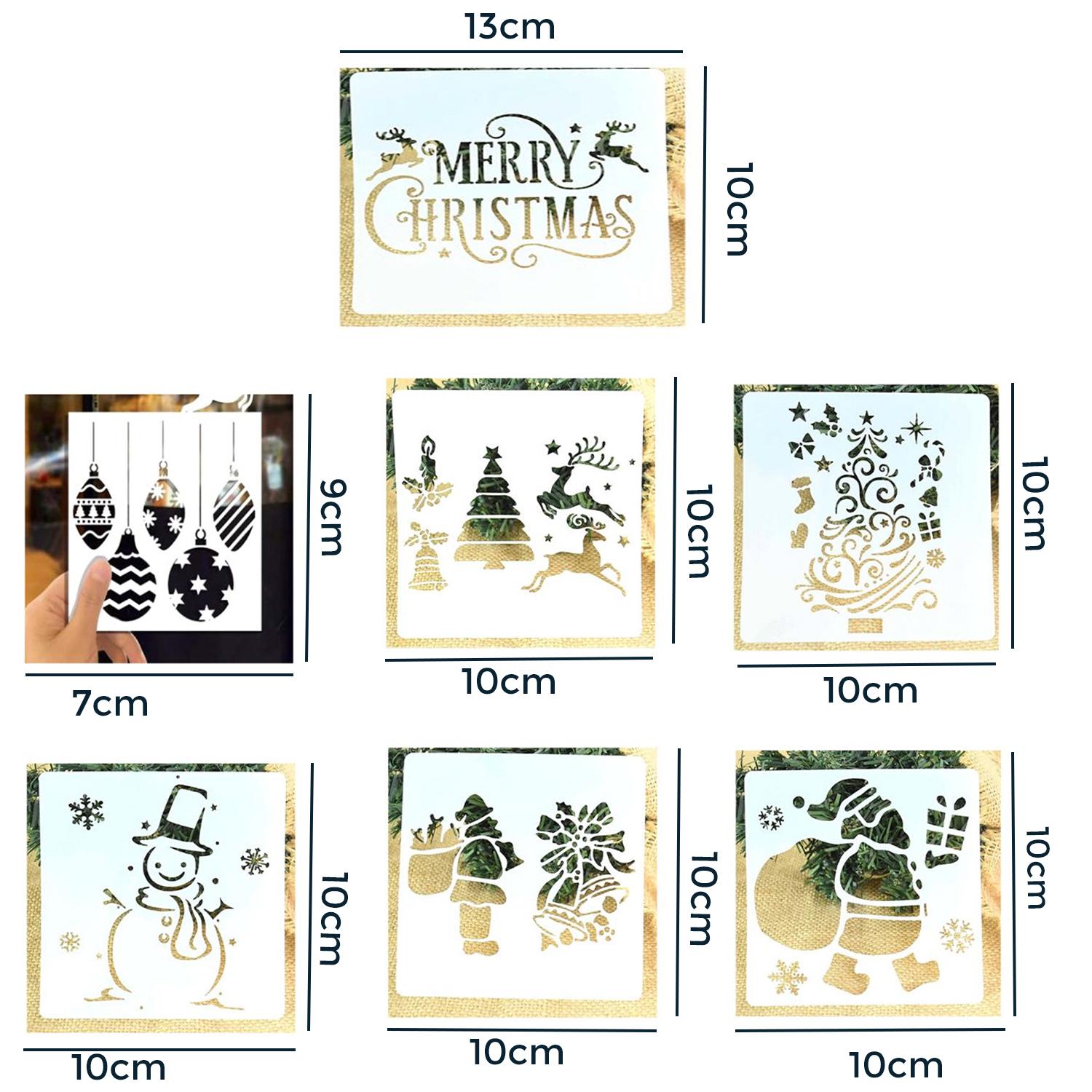 CHRISTMAS CAKE STENCIL SET