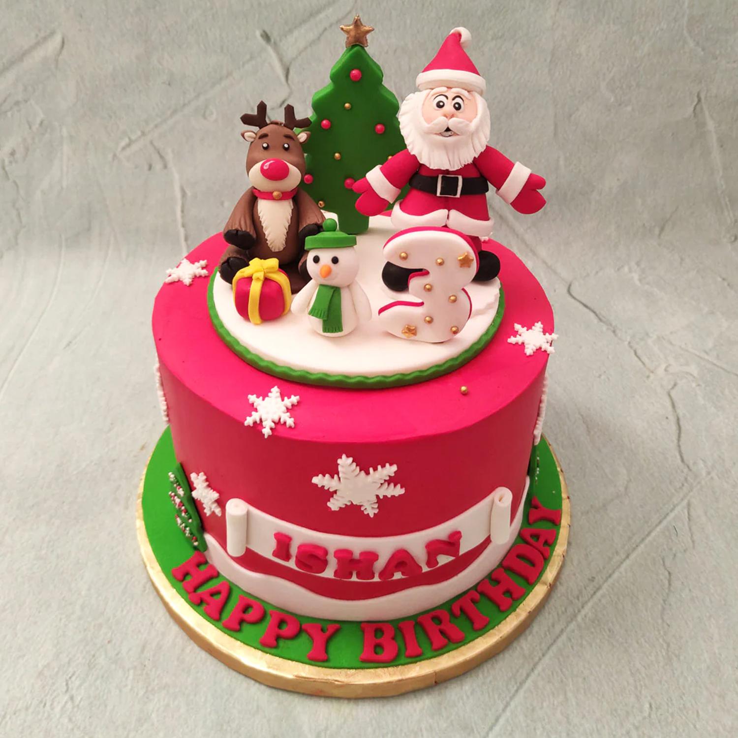 CHRISTMAS THEMED CAKE TOPPERS