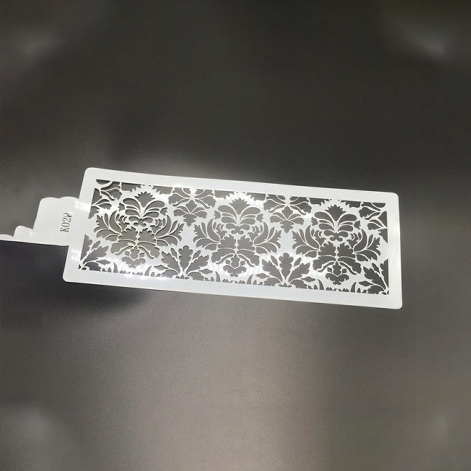 DAMASK CAKE STENCIL STENCIL K028