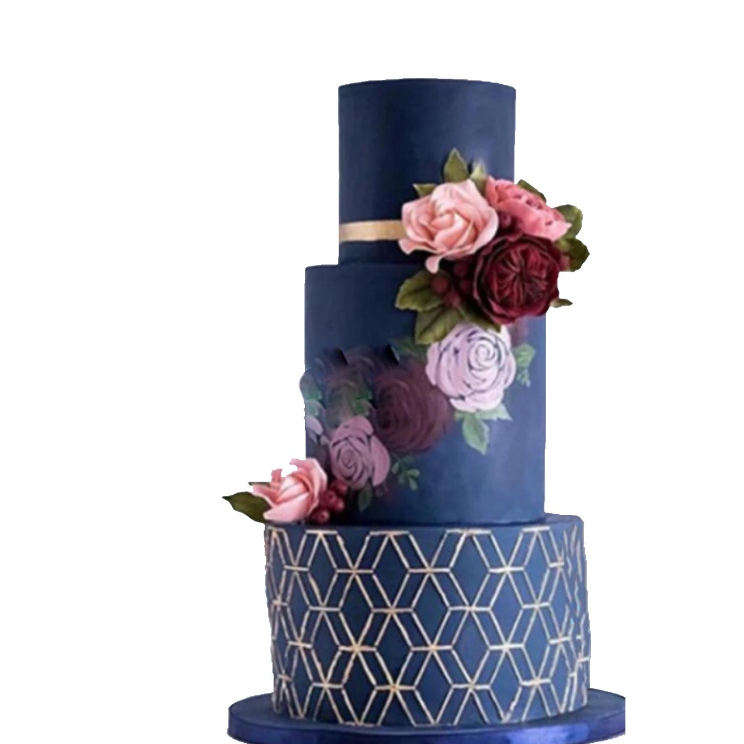 DIAMOND PATTERN CAKE STENCIL