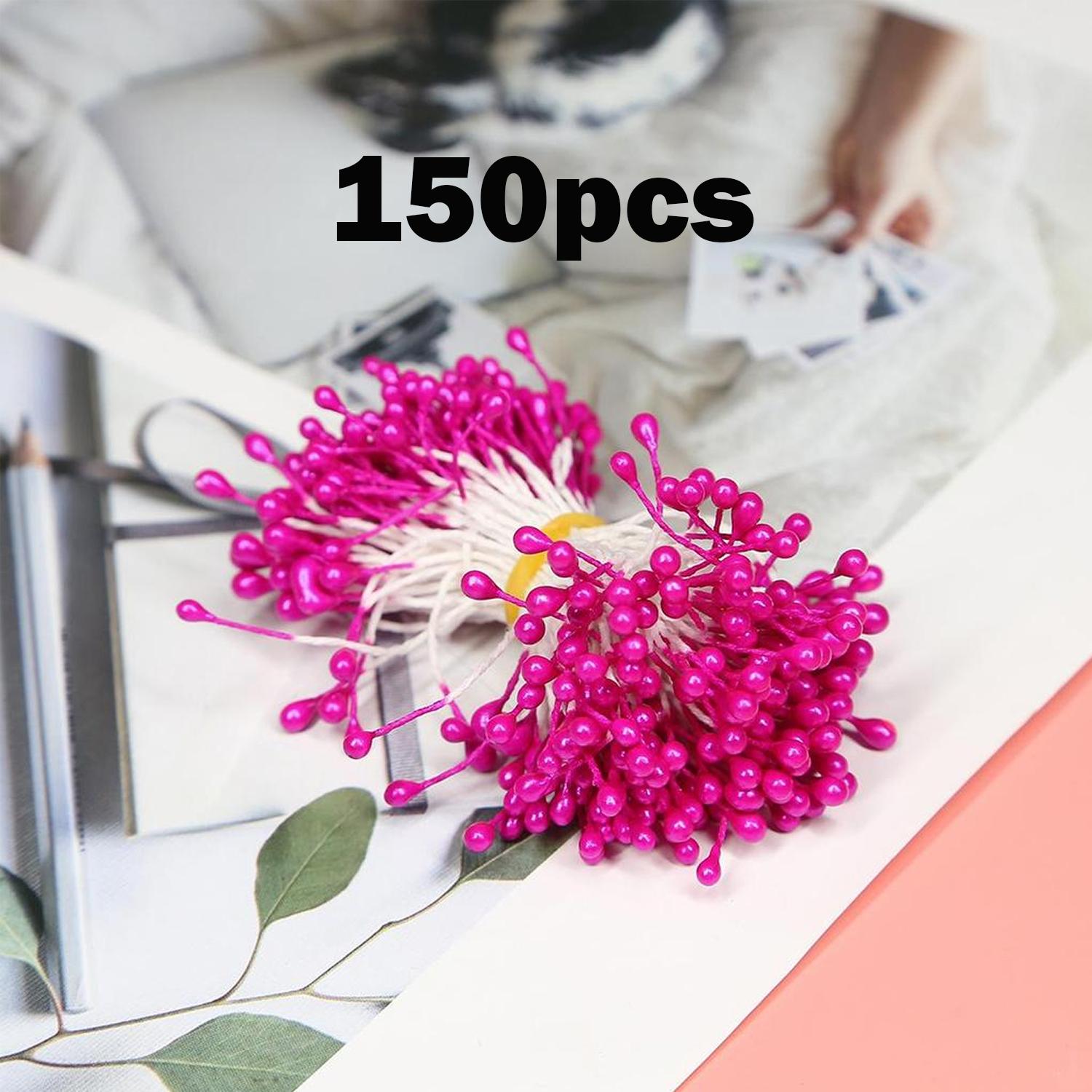 HOT PINK STAMENS 150PCS