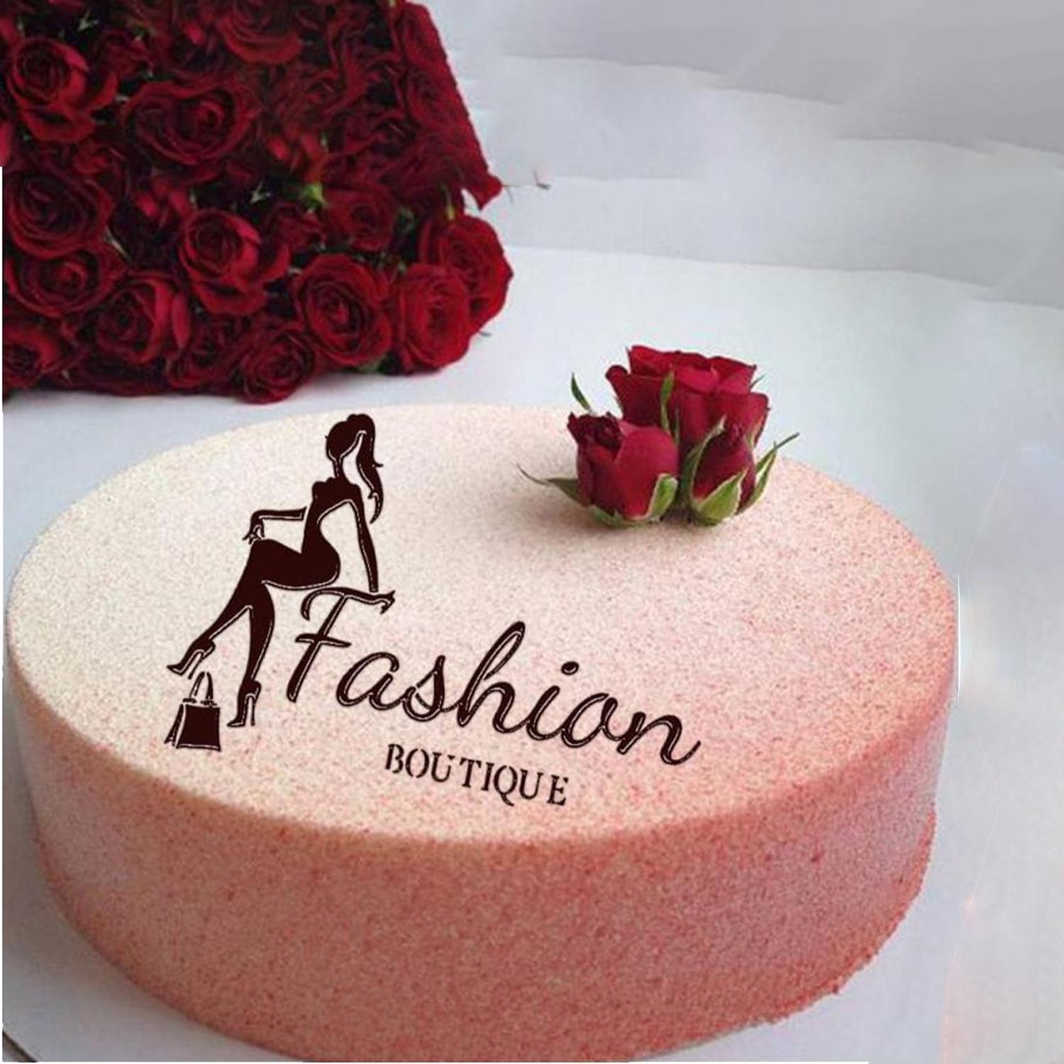 LADY FASHION CAKE STENCIL