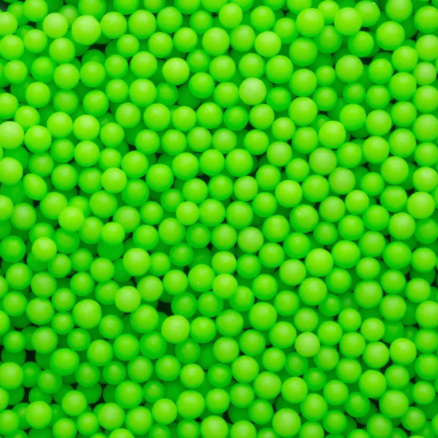 LIGHT GREEN SUGAR PEARLS 7MM 1KG