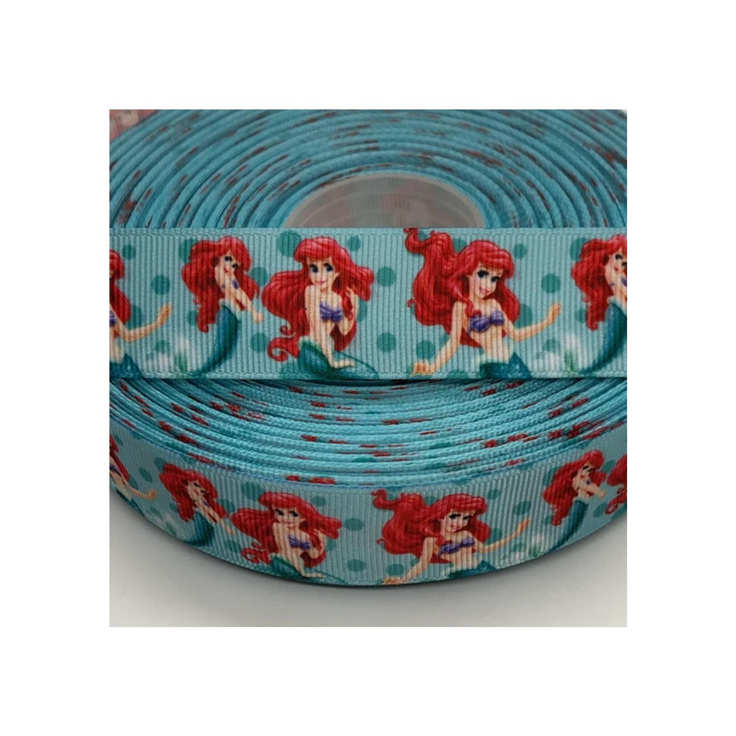 LITTLE MERMAID GROSGRAIN RIBBON ROLL