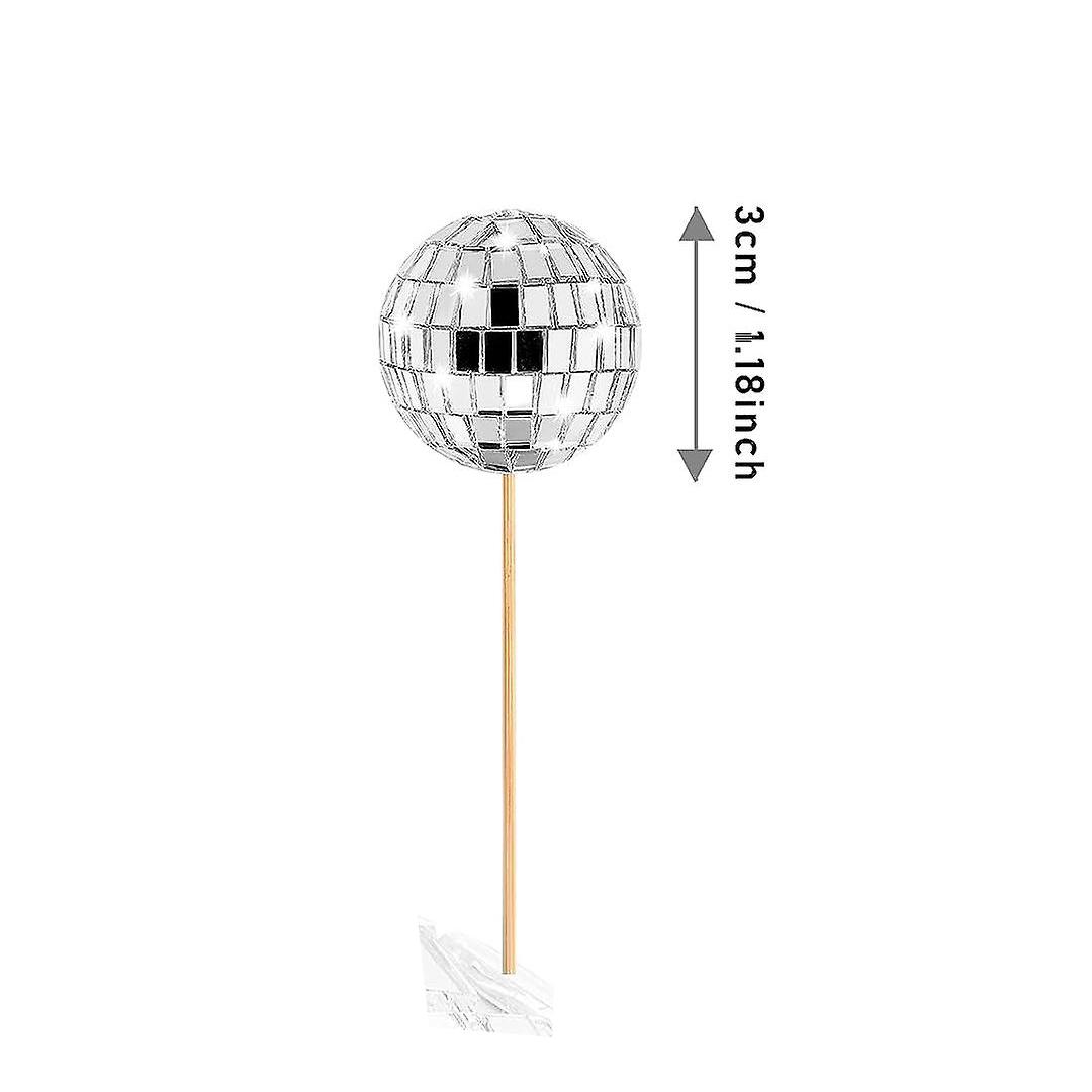 MIRROR BALL TOPPER 3CM