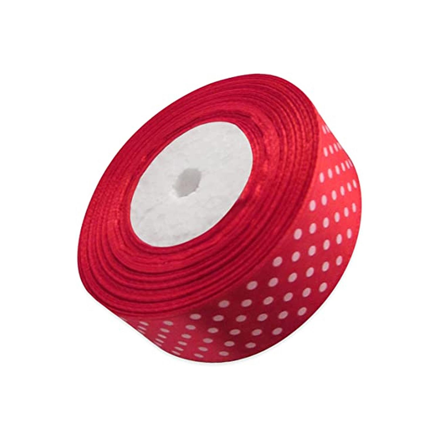 POLKA DOT RIBBON RED ROLL