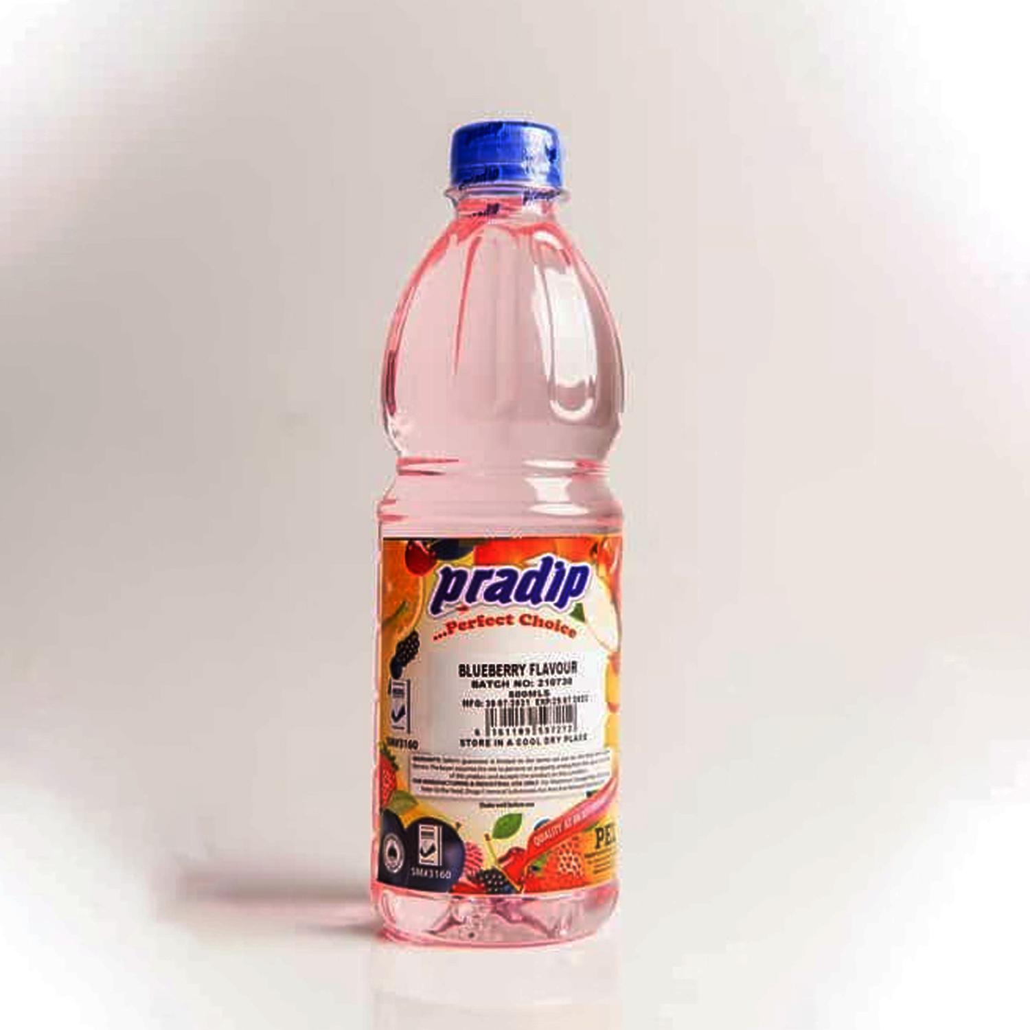 PRADIP BLUEBERRY CLEAR FLAVOR 500ML