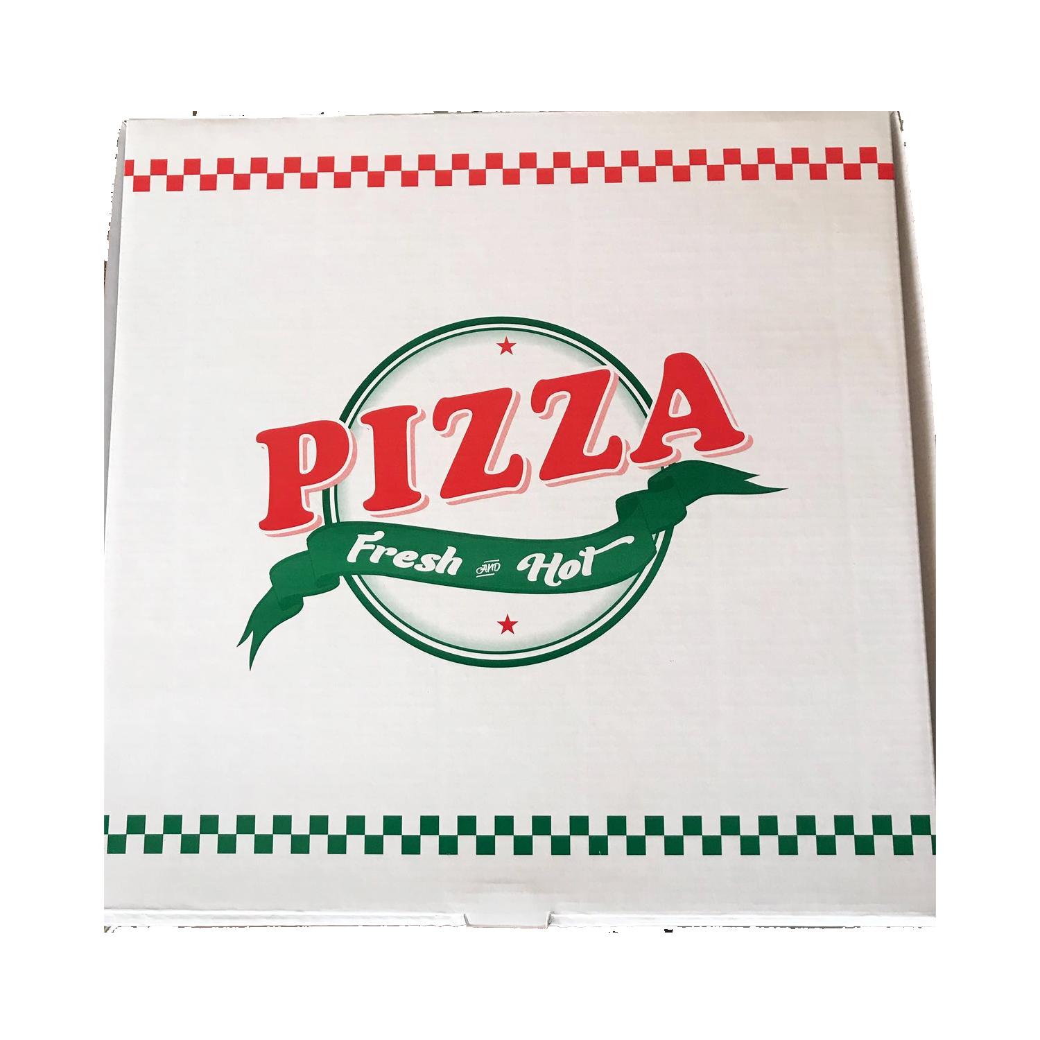 PRINTED PIZZA BOX 10''X10''X 1 5/8''