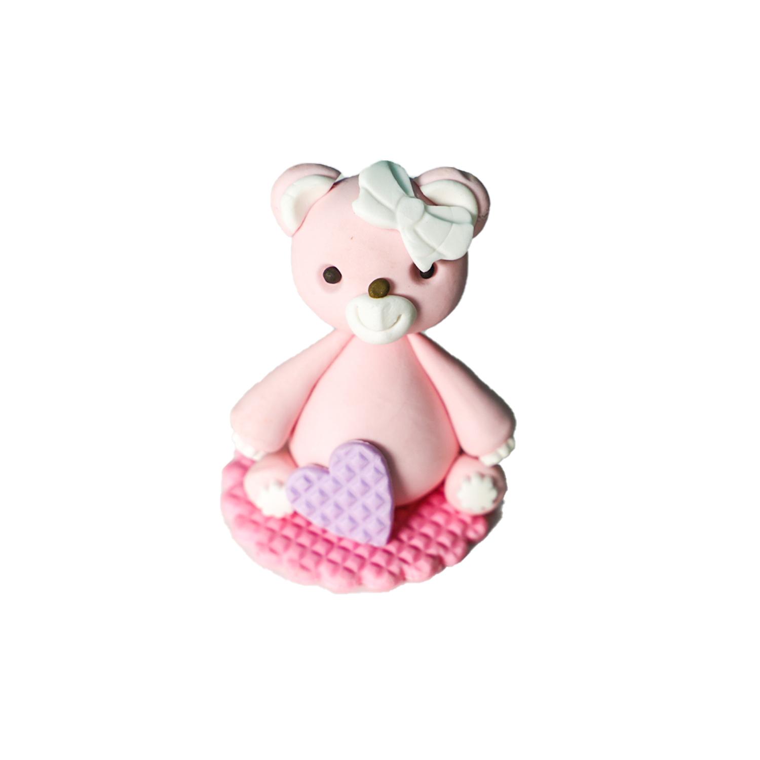 PURPLE SUGARCRAFT PINK TEDDY BEAR