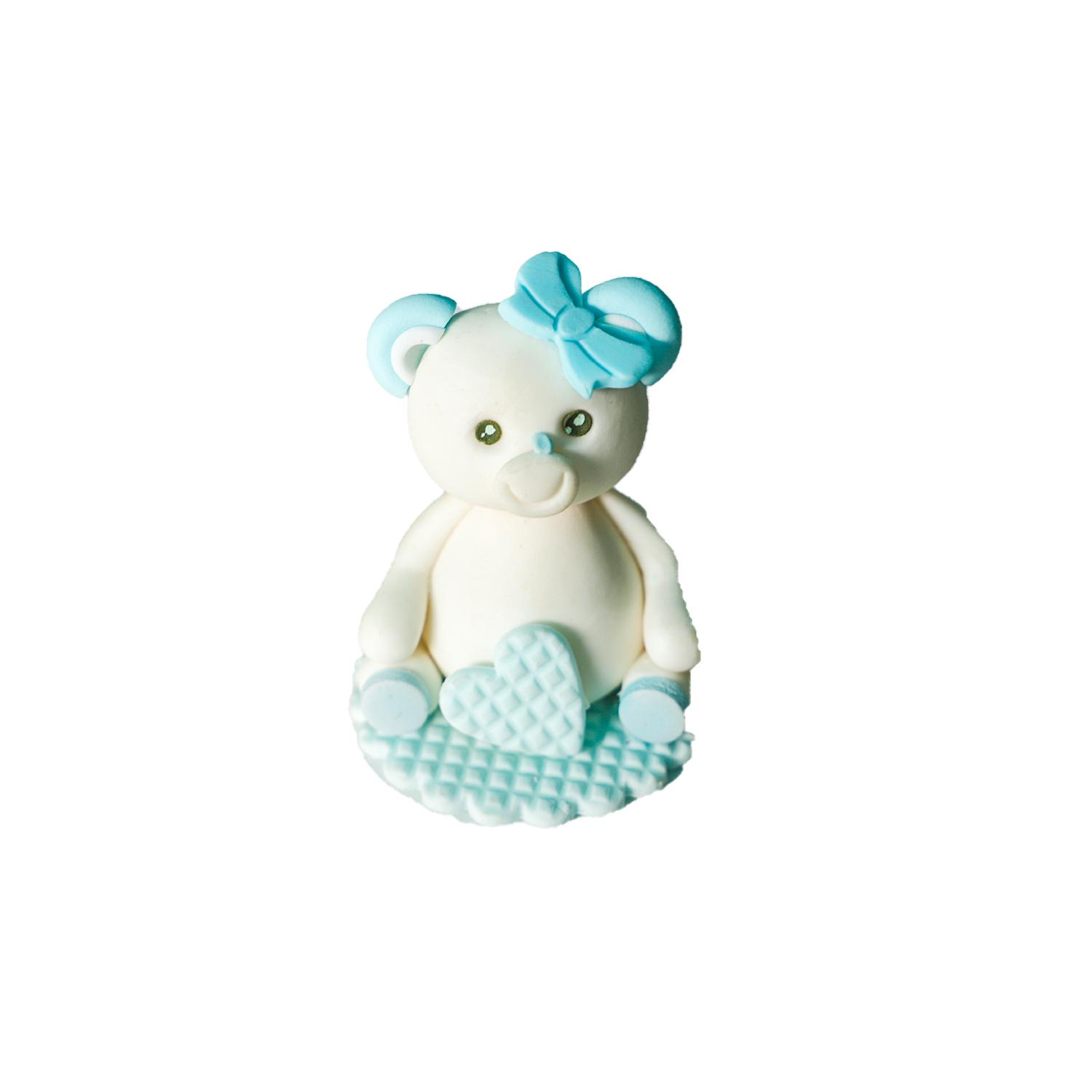 PURPLE SUGARCRAFT WHITE TEDDY BEAR