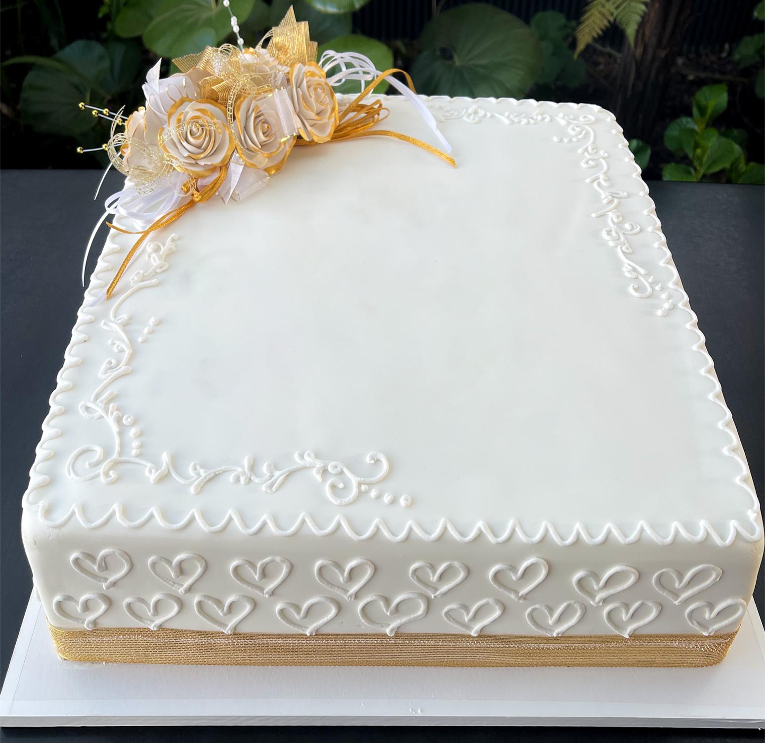 16'' X 24'' RECTANGLE WHITE CAKE BOARD