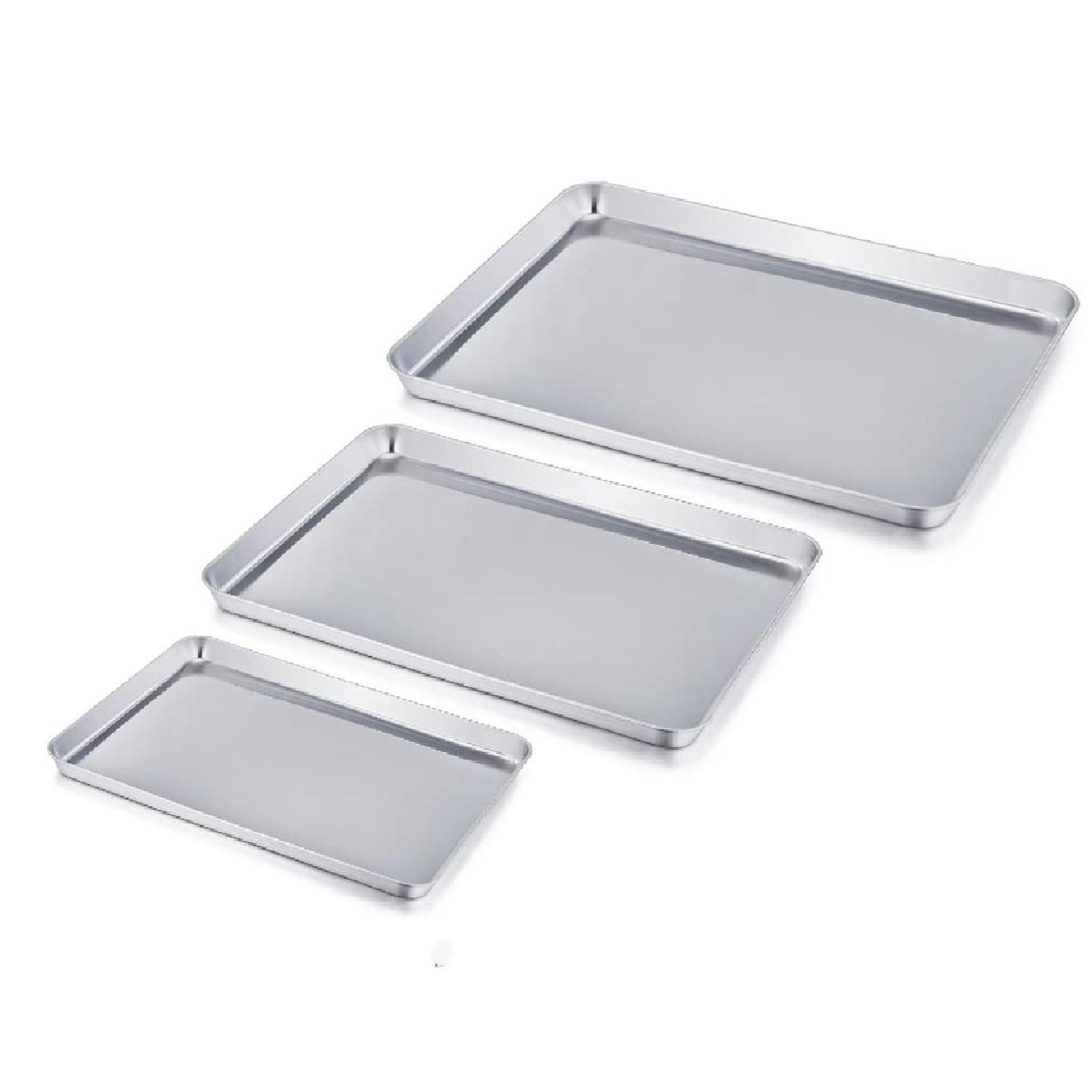 SET OF 3 1'' BAKING TRAY 14.5'' X 20''/14.5'' X 26''/15'' X 23''/14'' X 23''