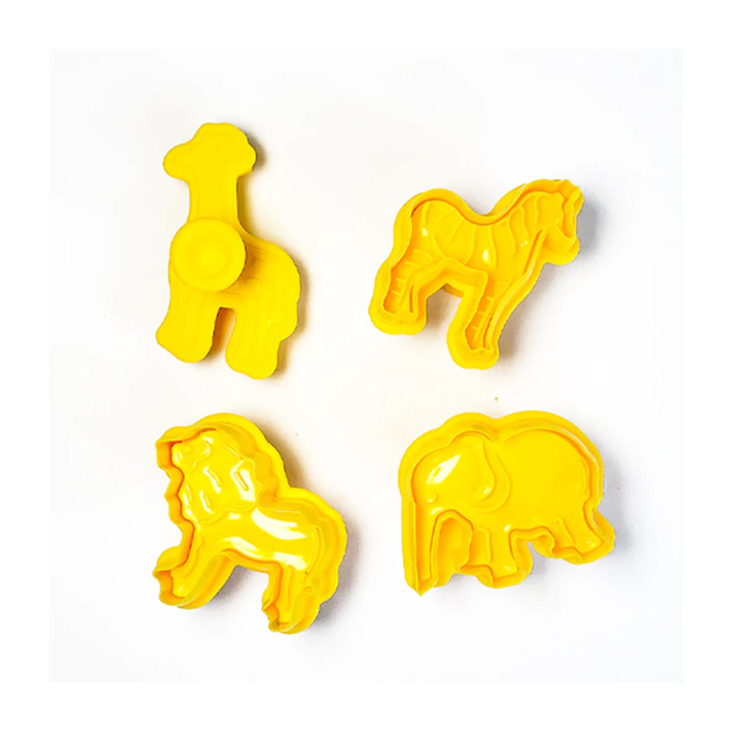 SET OF 4 ANIMAL PLUNGER CUTTER