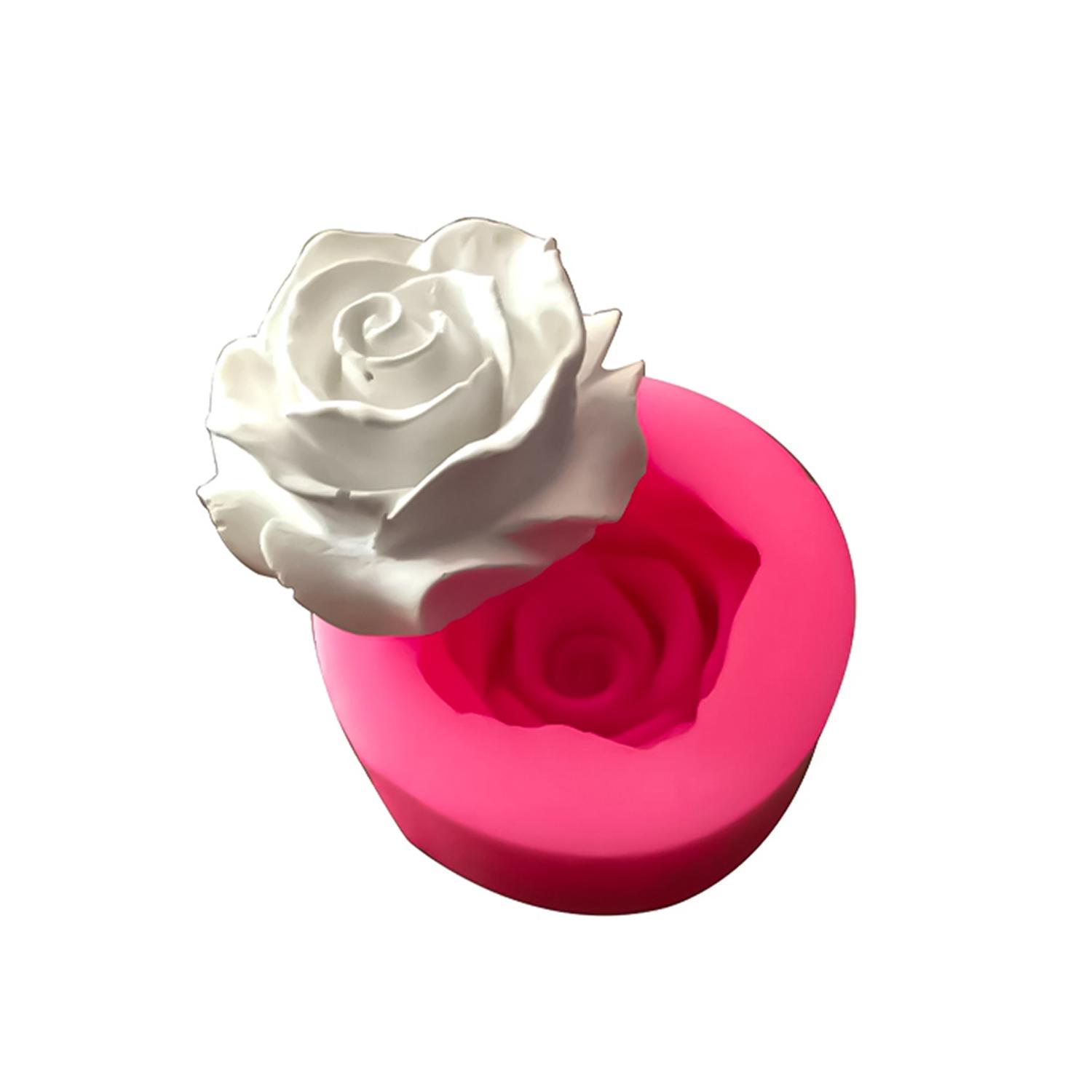 SFGM0014 BCSM218 3D ROSE FLOWER DECORATING MOULD