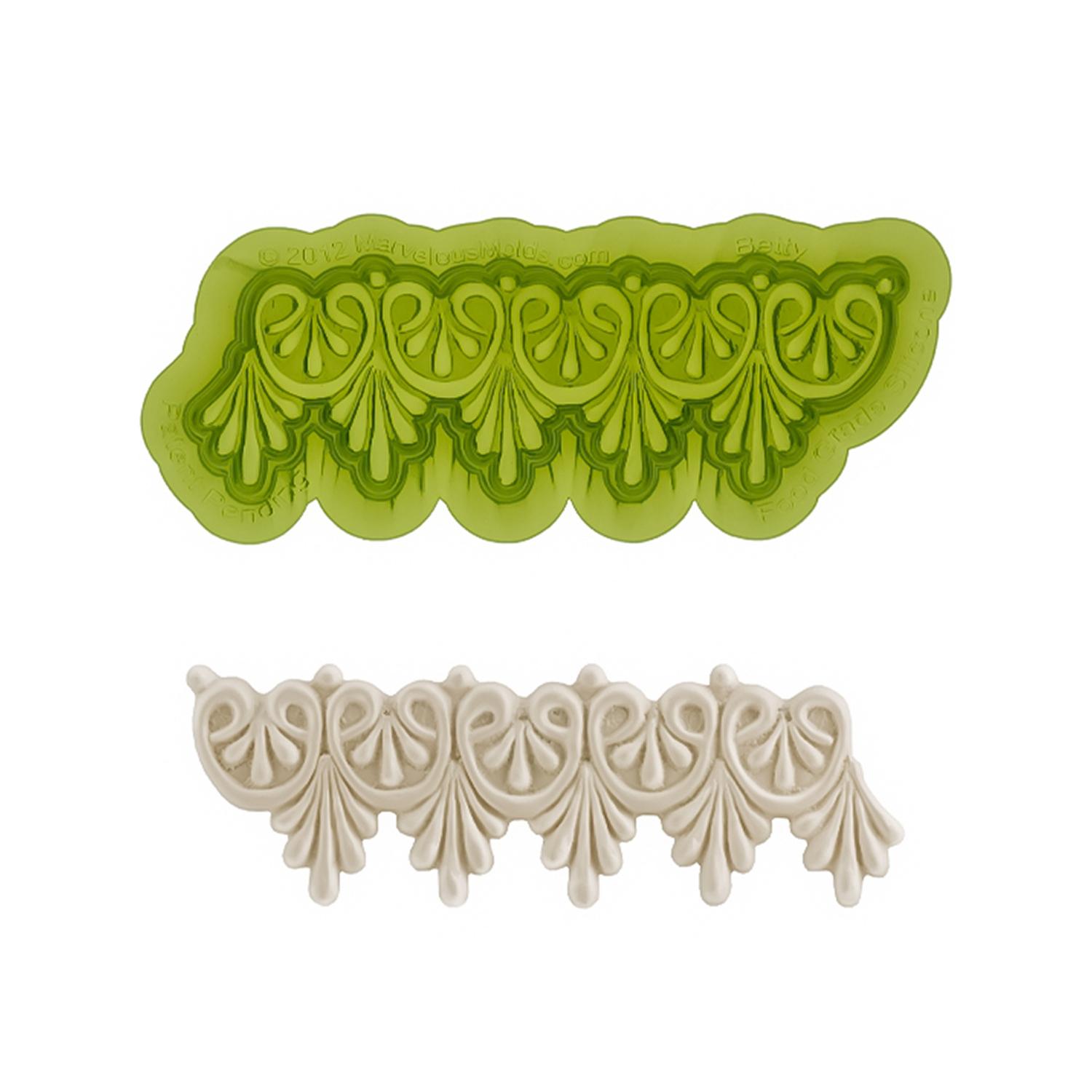 SFGM0037 BORDER MOULDS 5 FLOWER PATTERN