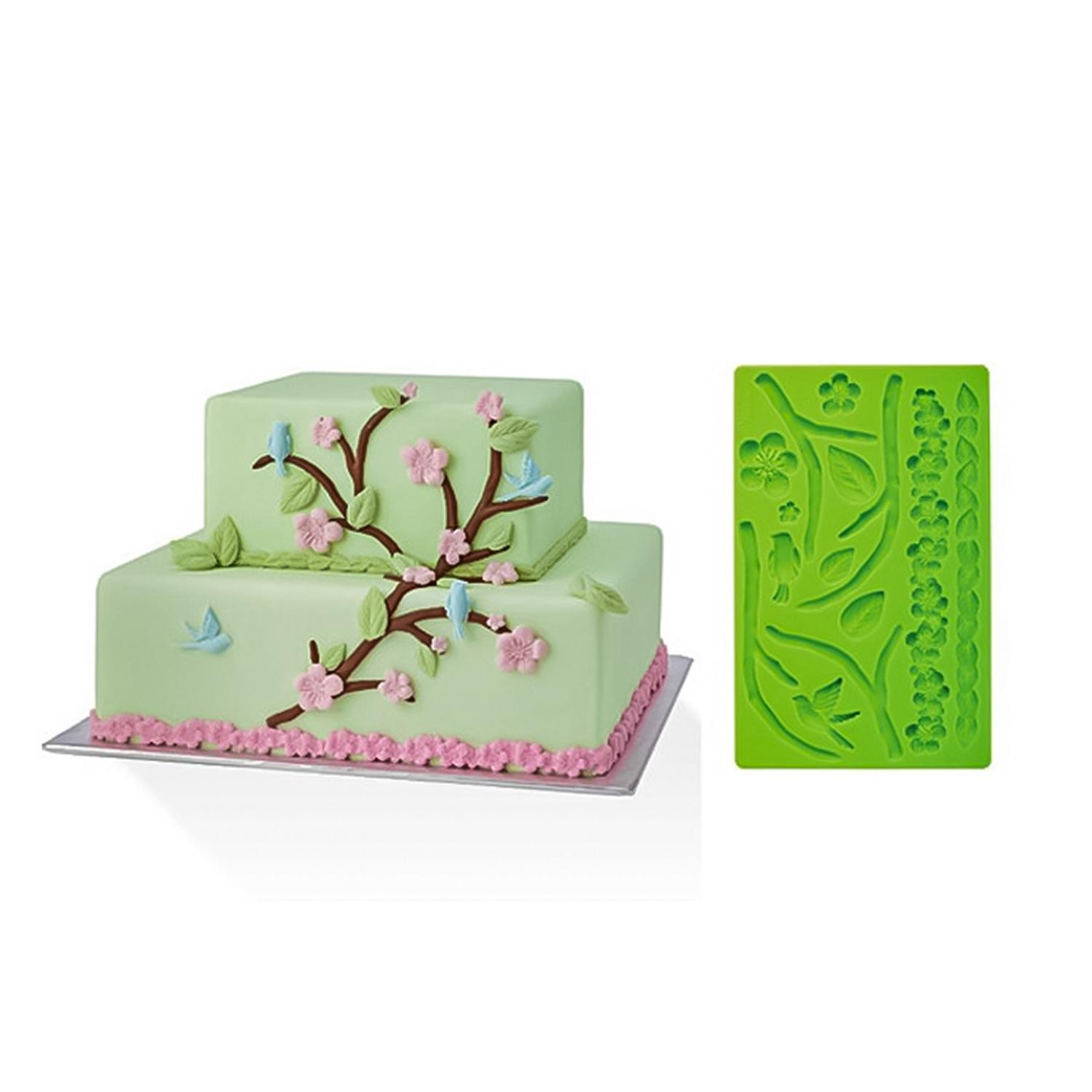 SFGM0148 NATURE DESIGNS FONDANT AND GUM PASTE SILICONE MOLD