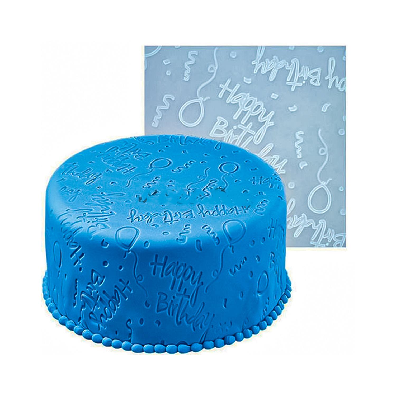 SFIM002 HAPPY BIRTHDAY FONDANT IMPRINT MAT