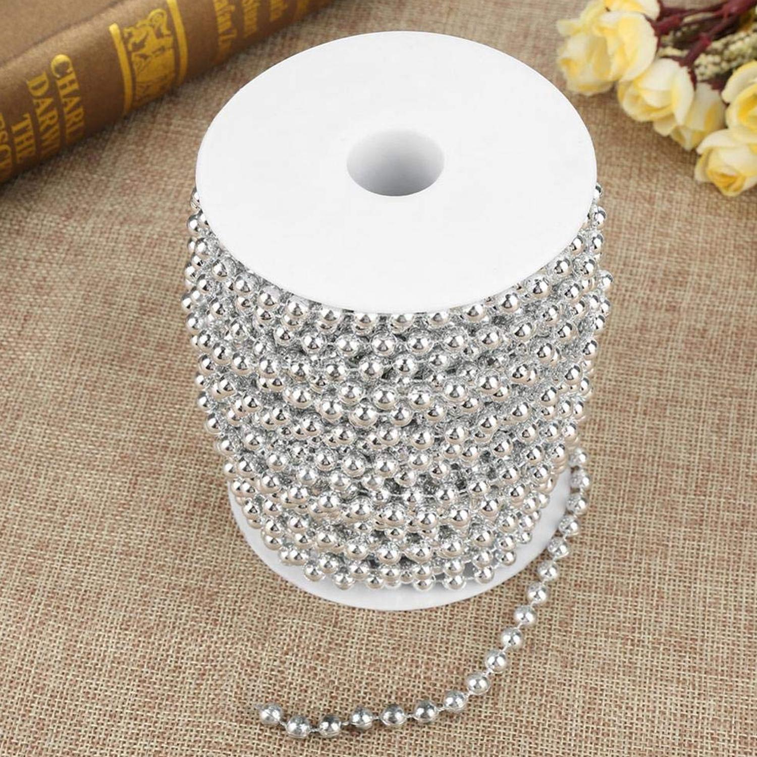 SILVER PEARL RIBBON ROLL