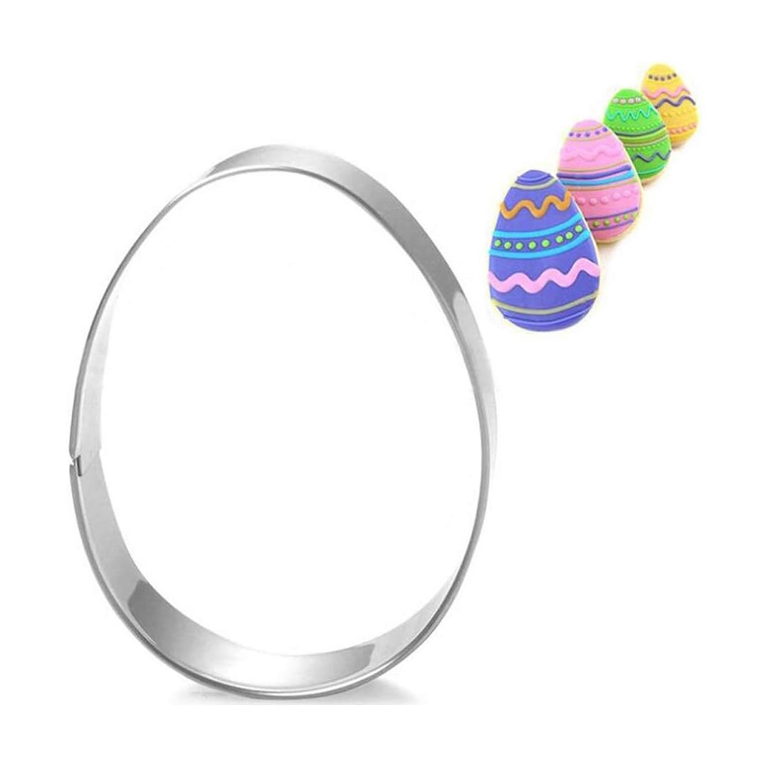 STAINLESS STEEL EASTER EGG COOKIE CUTTER