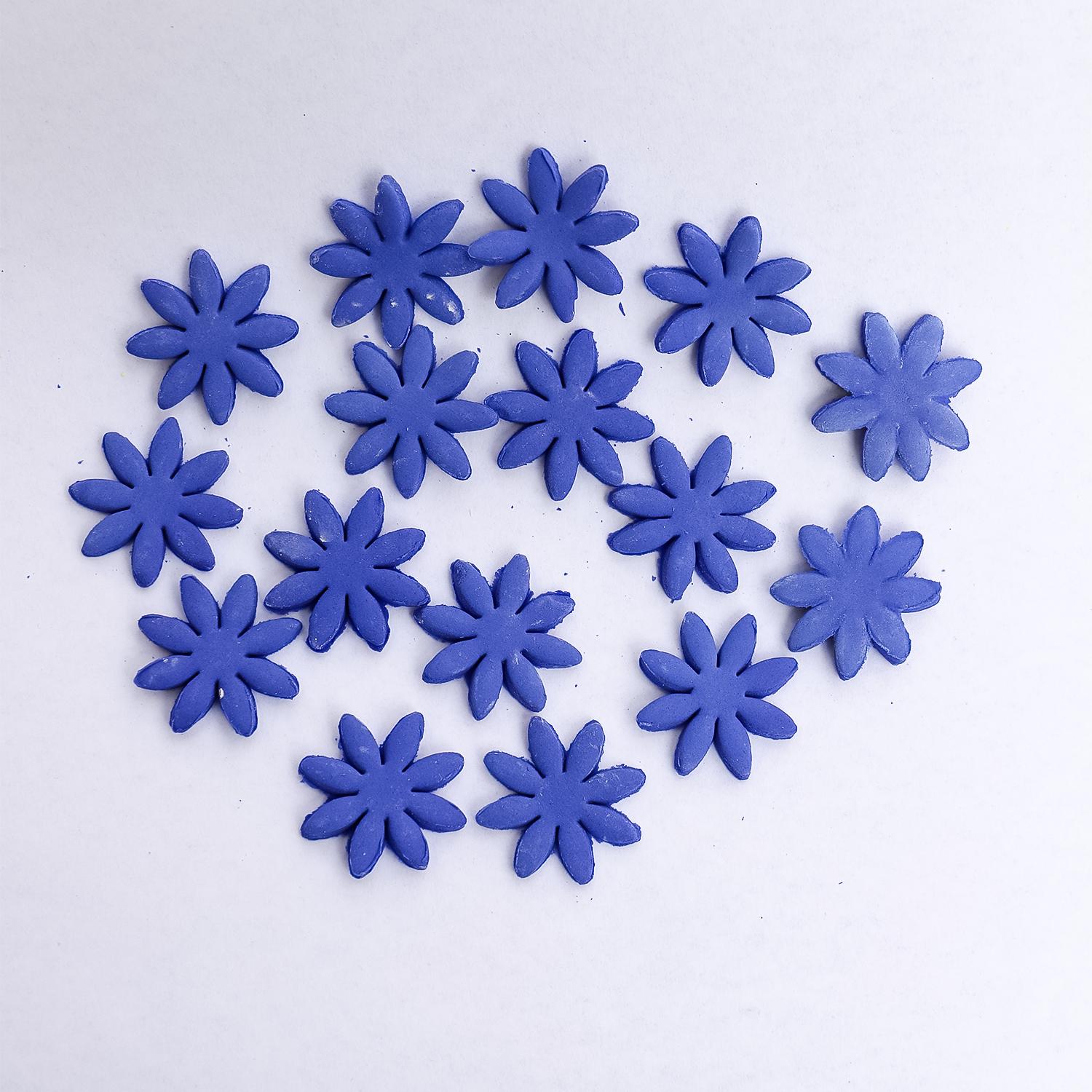 SUPER CAKES DAISY FLOWERS ROYAL BLUE