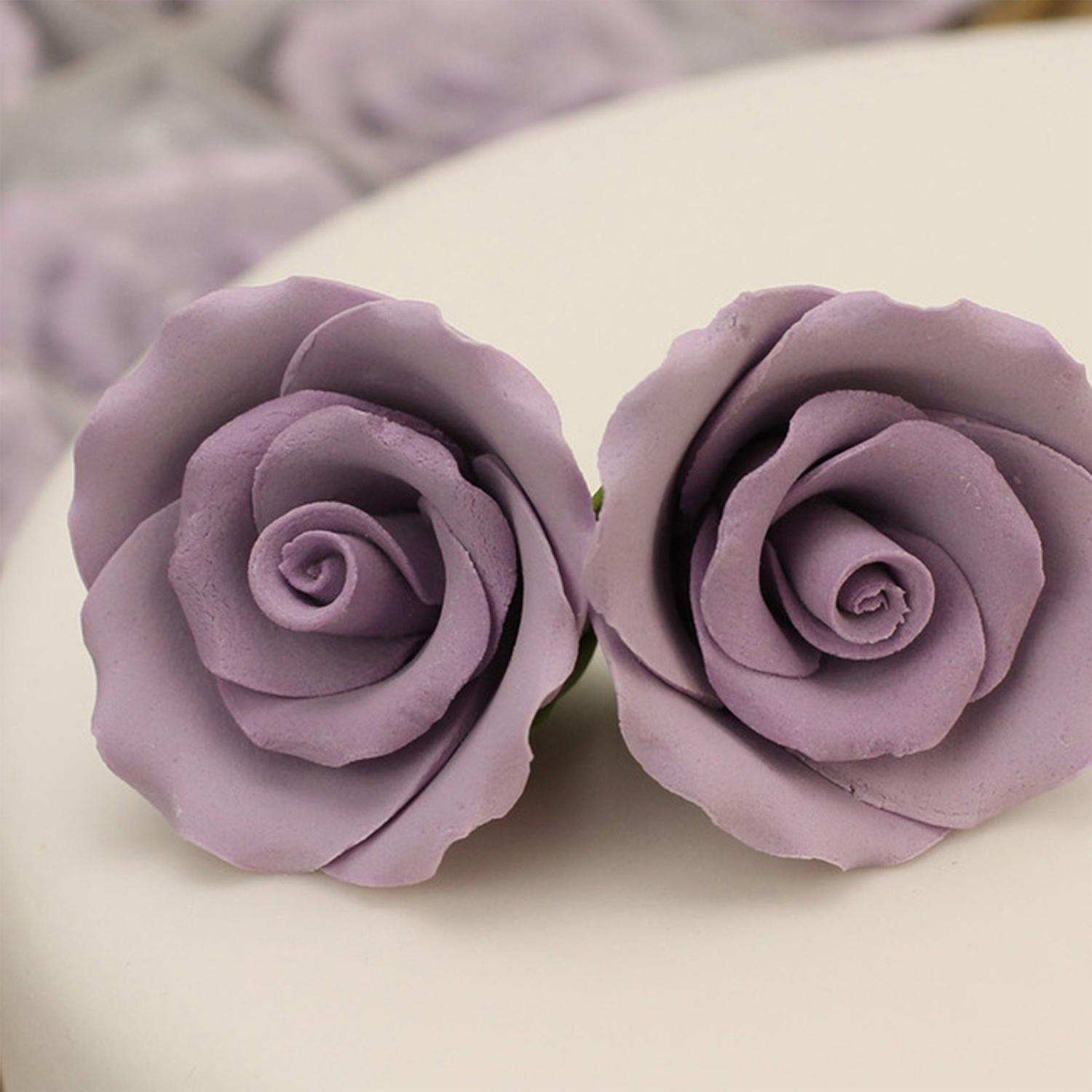 SUPER CAKES SMALL ROSE FLOWERS LILAC