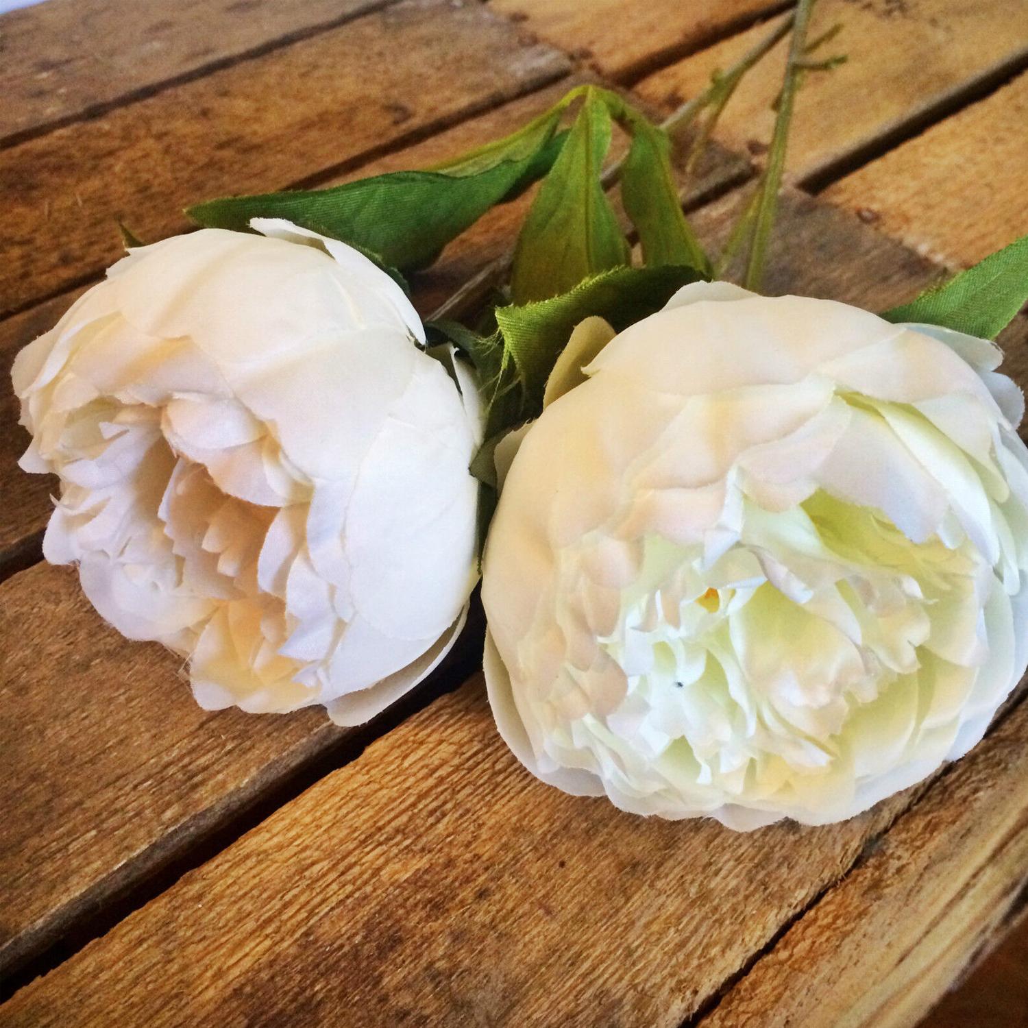 WHITE PEONY ARTIFICIAL FLOWER