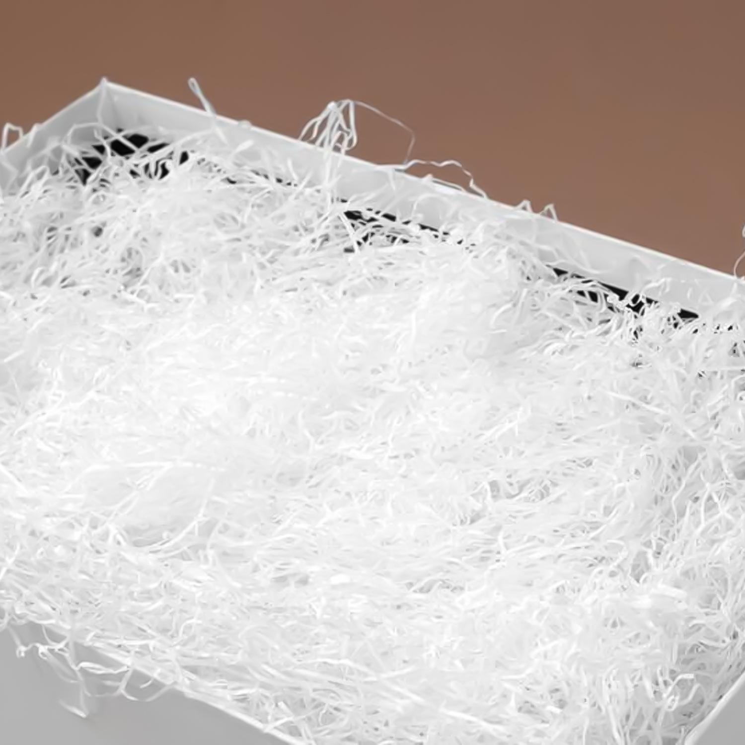 WHITE SHREDDED PAPER