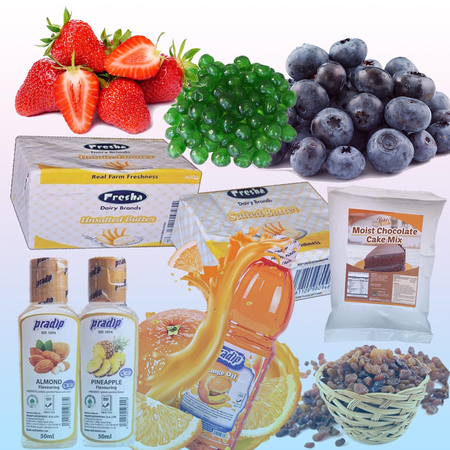 Cake Flavours & Ingredients