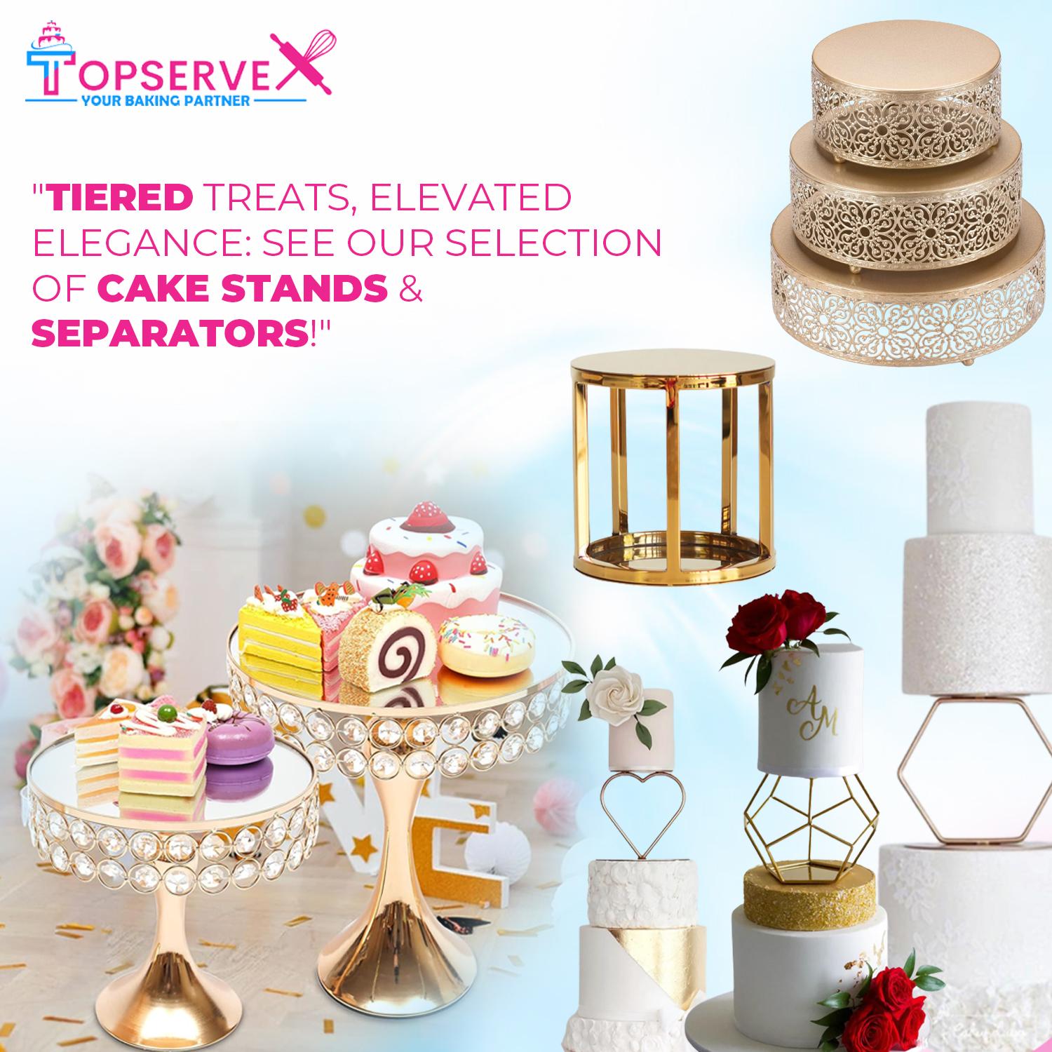 BEAUTIFUL CAKE DISPLAY ACCESSORIES