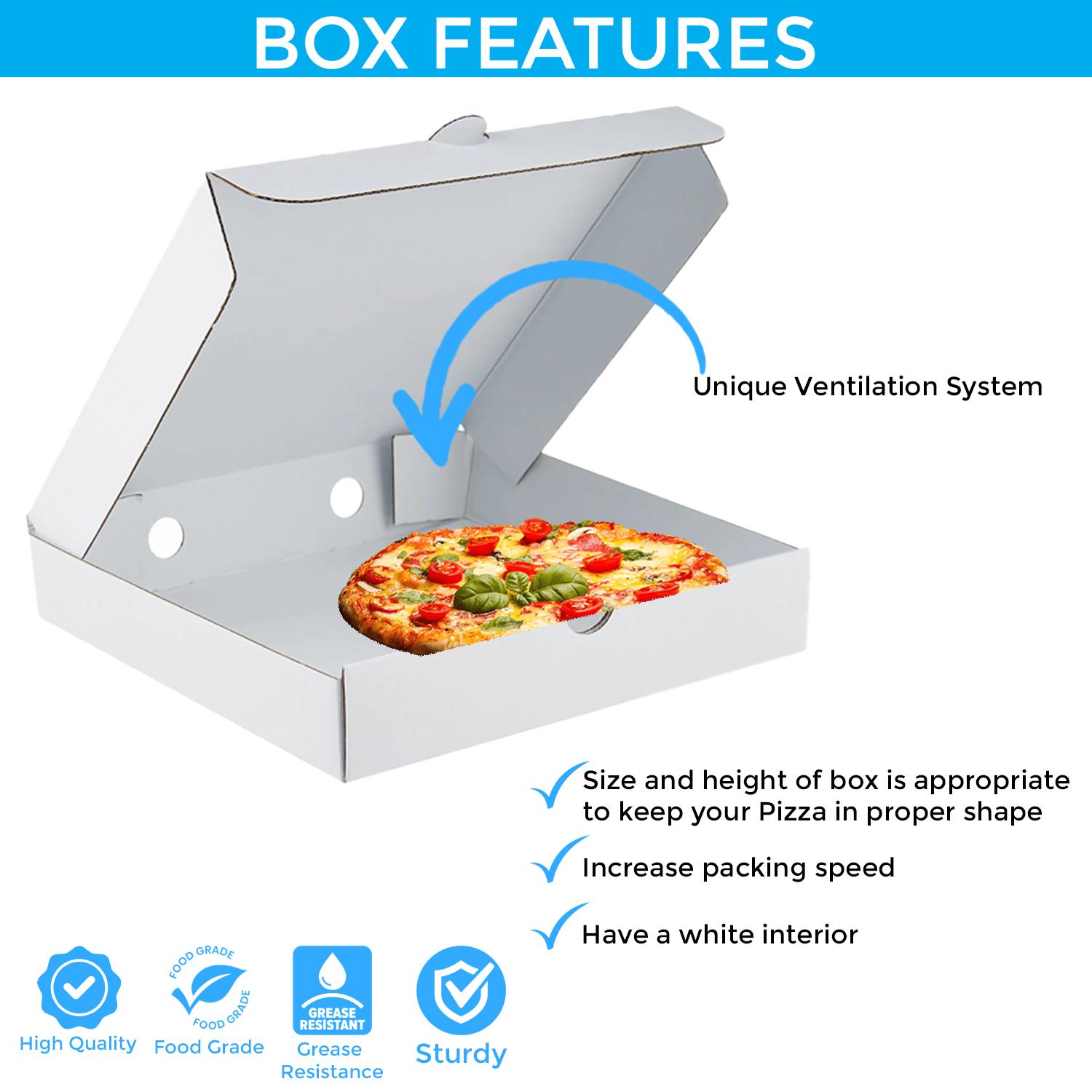 10''X10''X 1 5/8'' PIZZA BOX